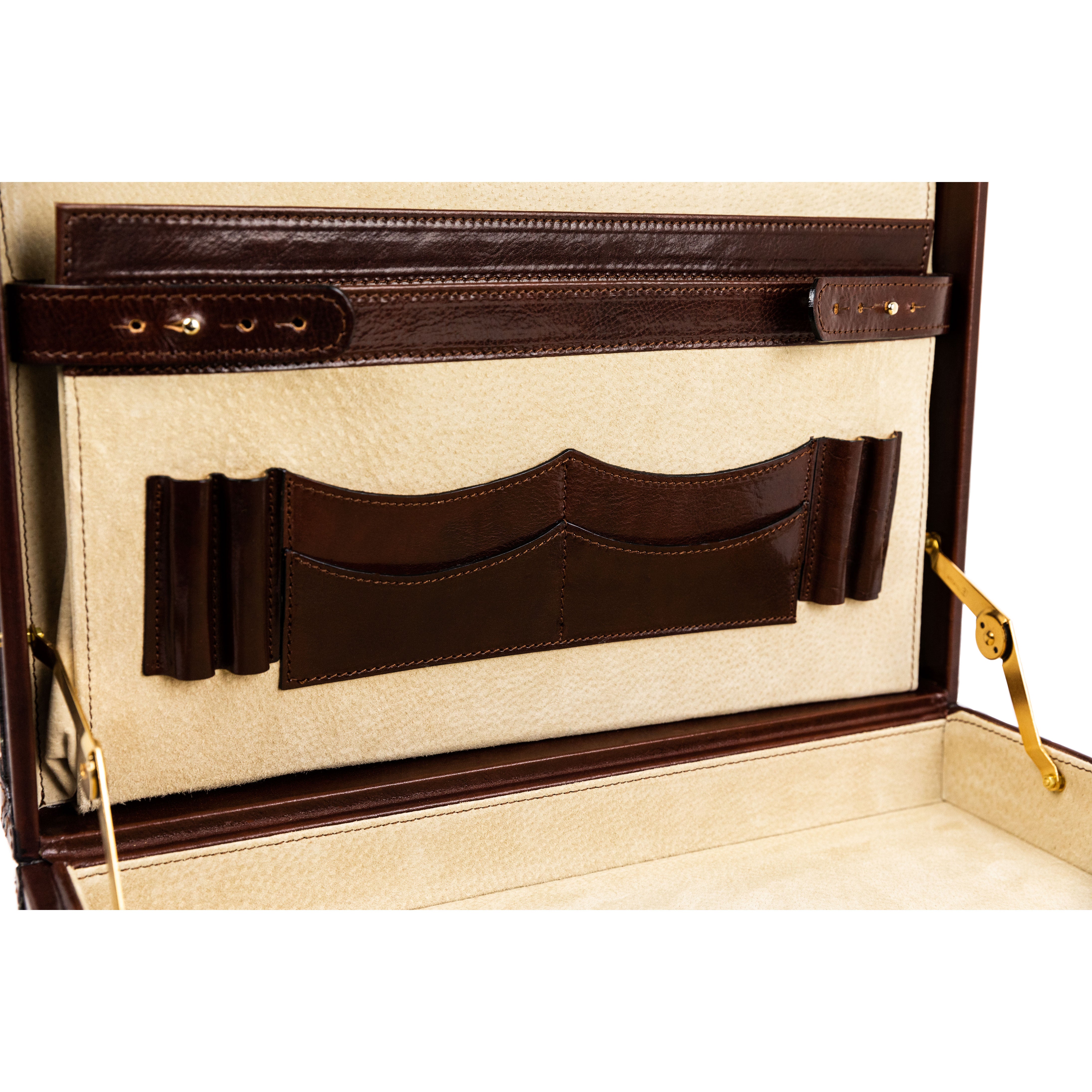 Leather Attaché Case Briefcase - The Wind in the Willows