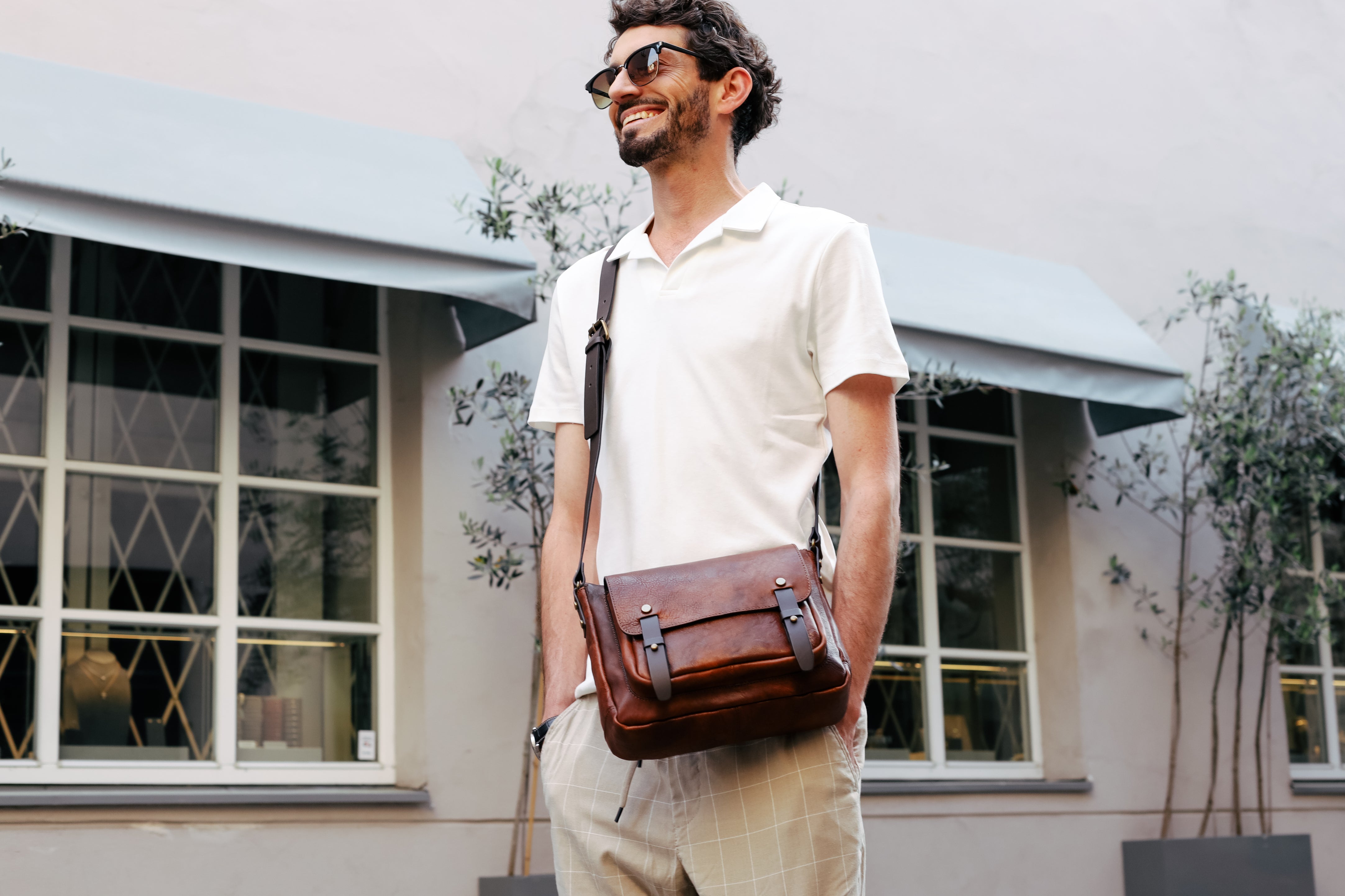 Leather Messenger Bag - Persuasion