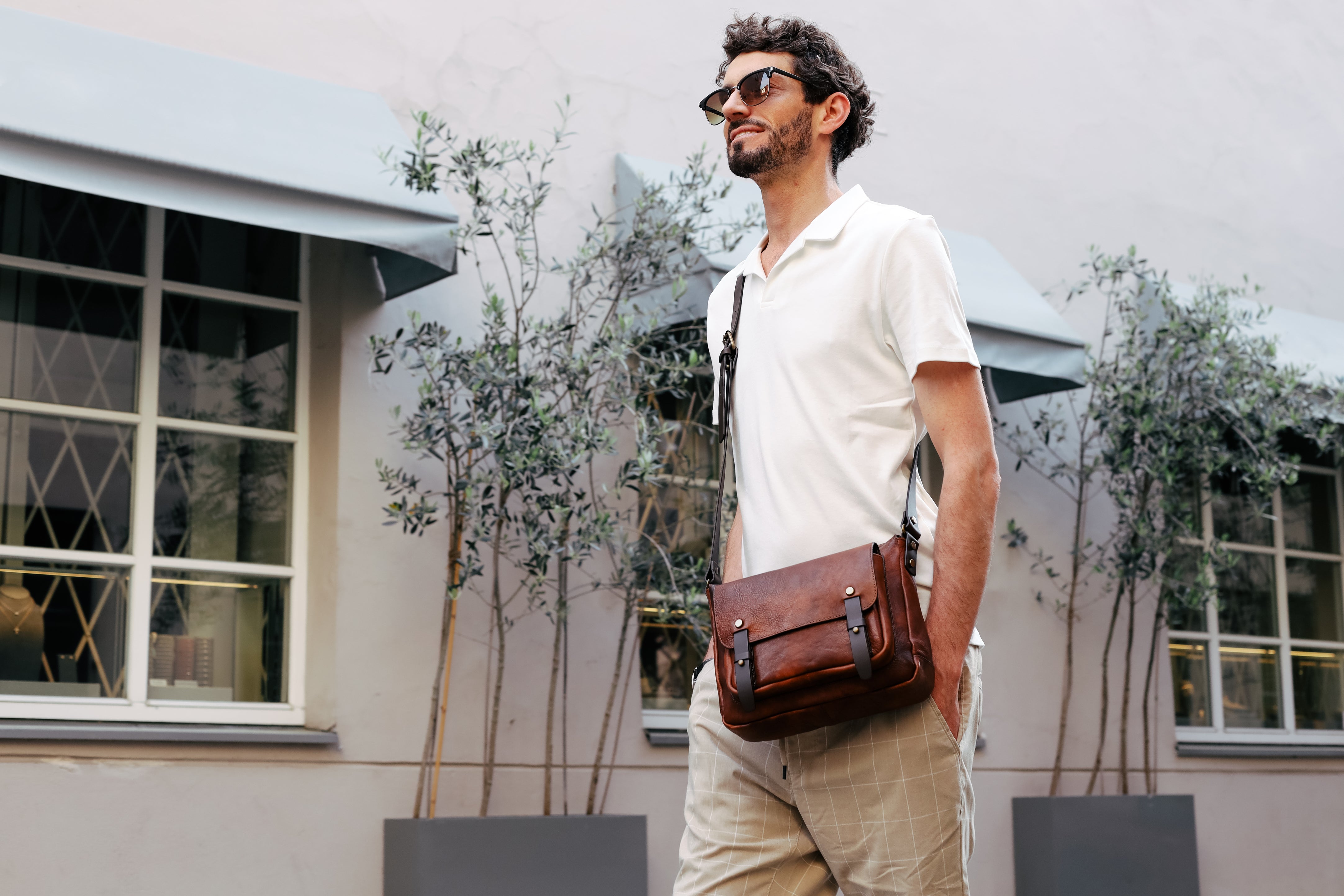 Leather Messenger Bag - Persuasion