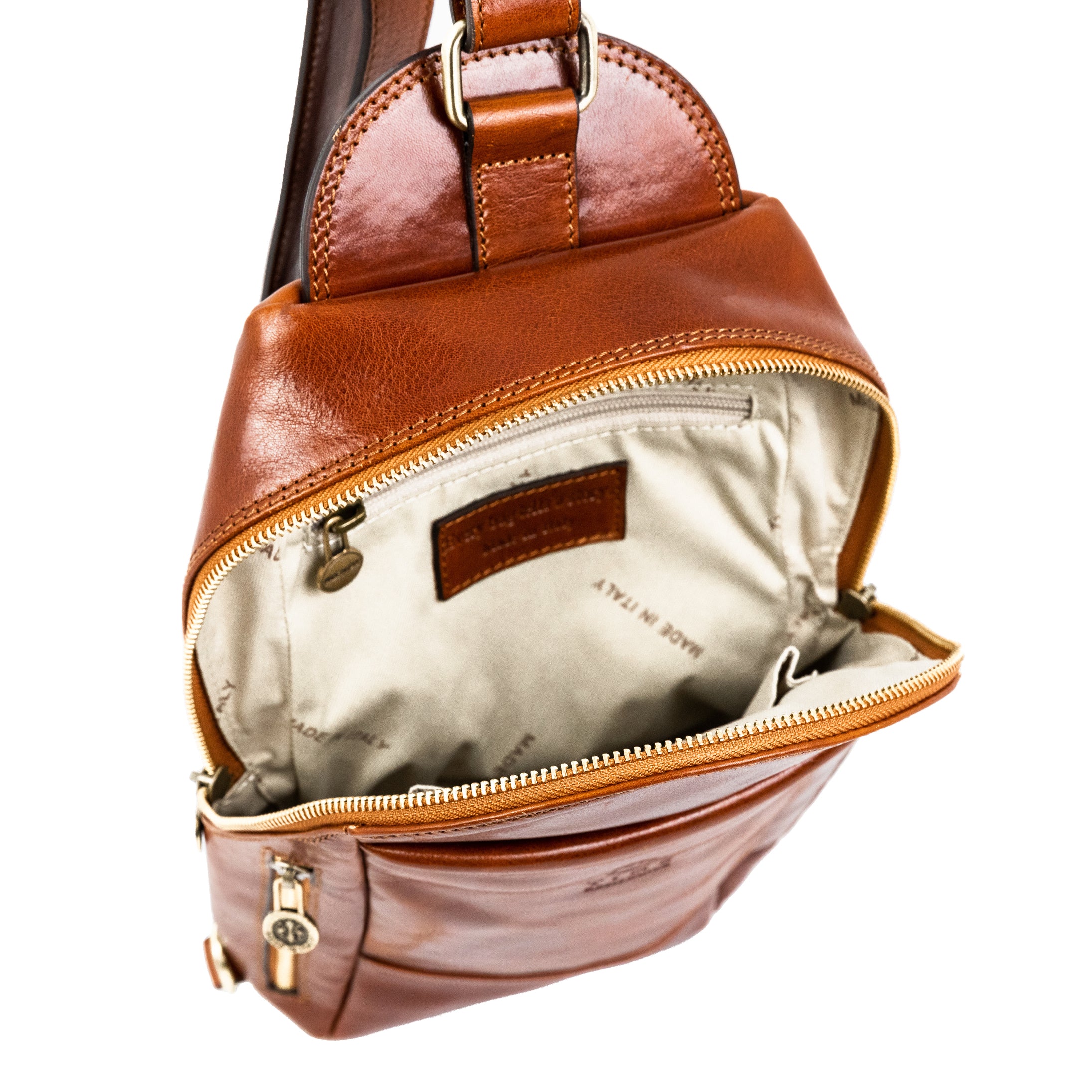 Leather Chest Bag Sling Bag - Murphy