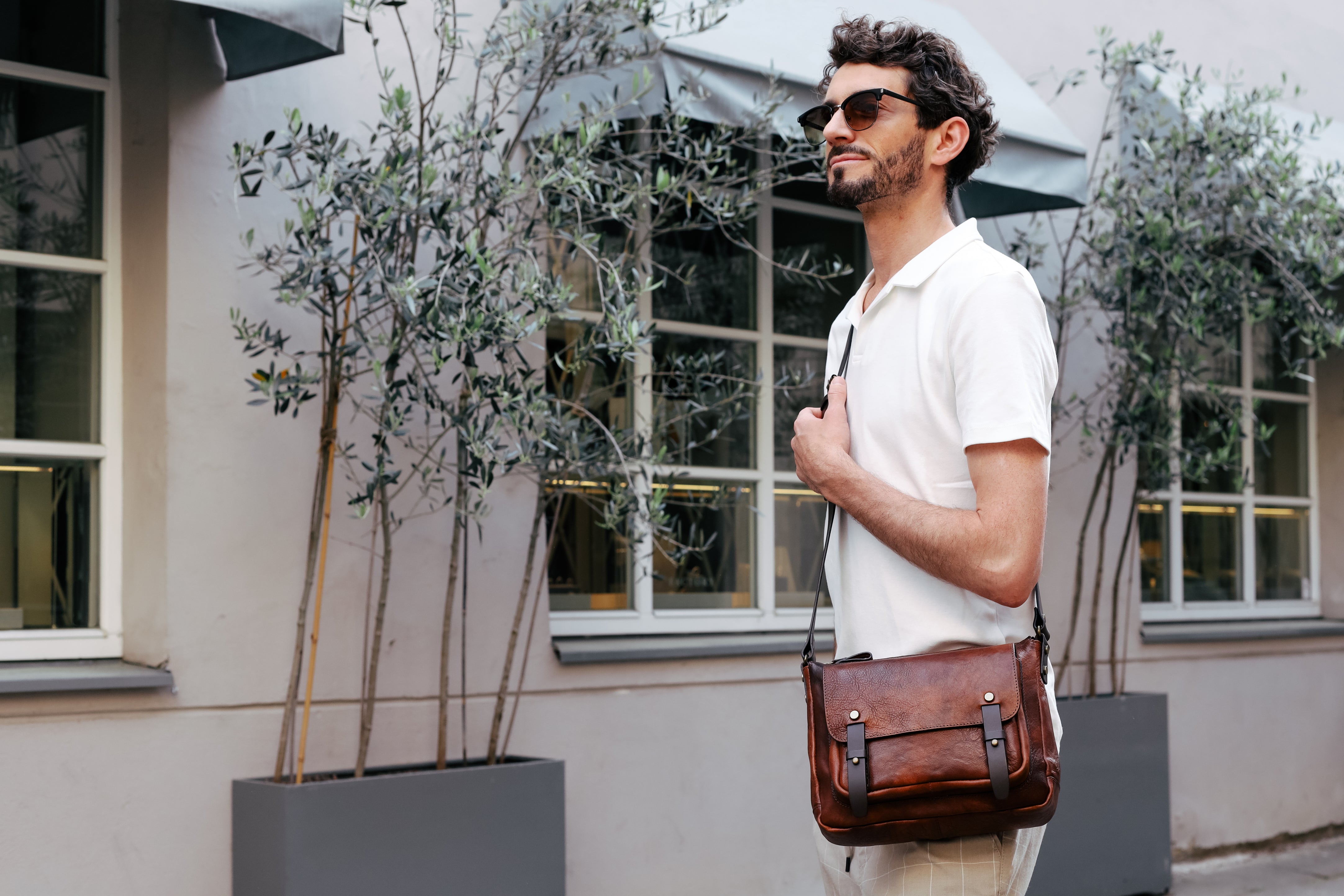 Leather Messenger Bag - Persuasion