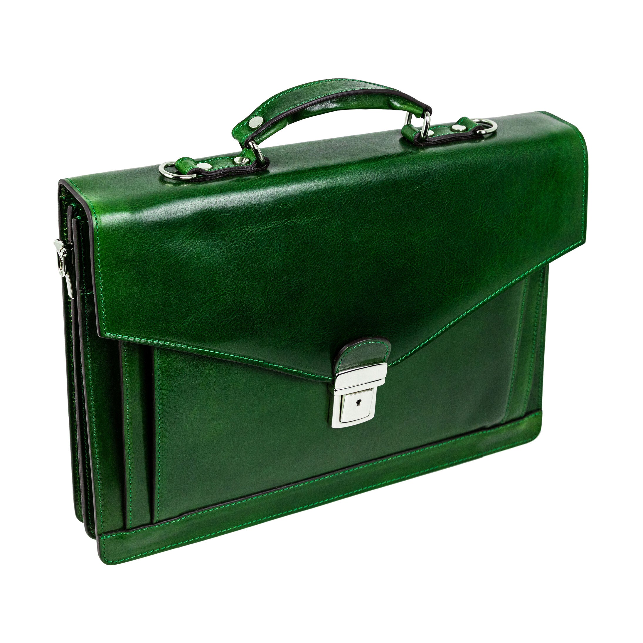 Classic Design Leather Briefcase - The Magus