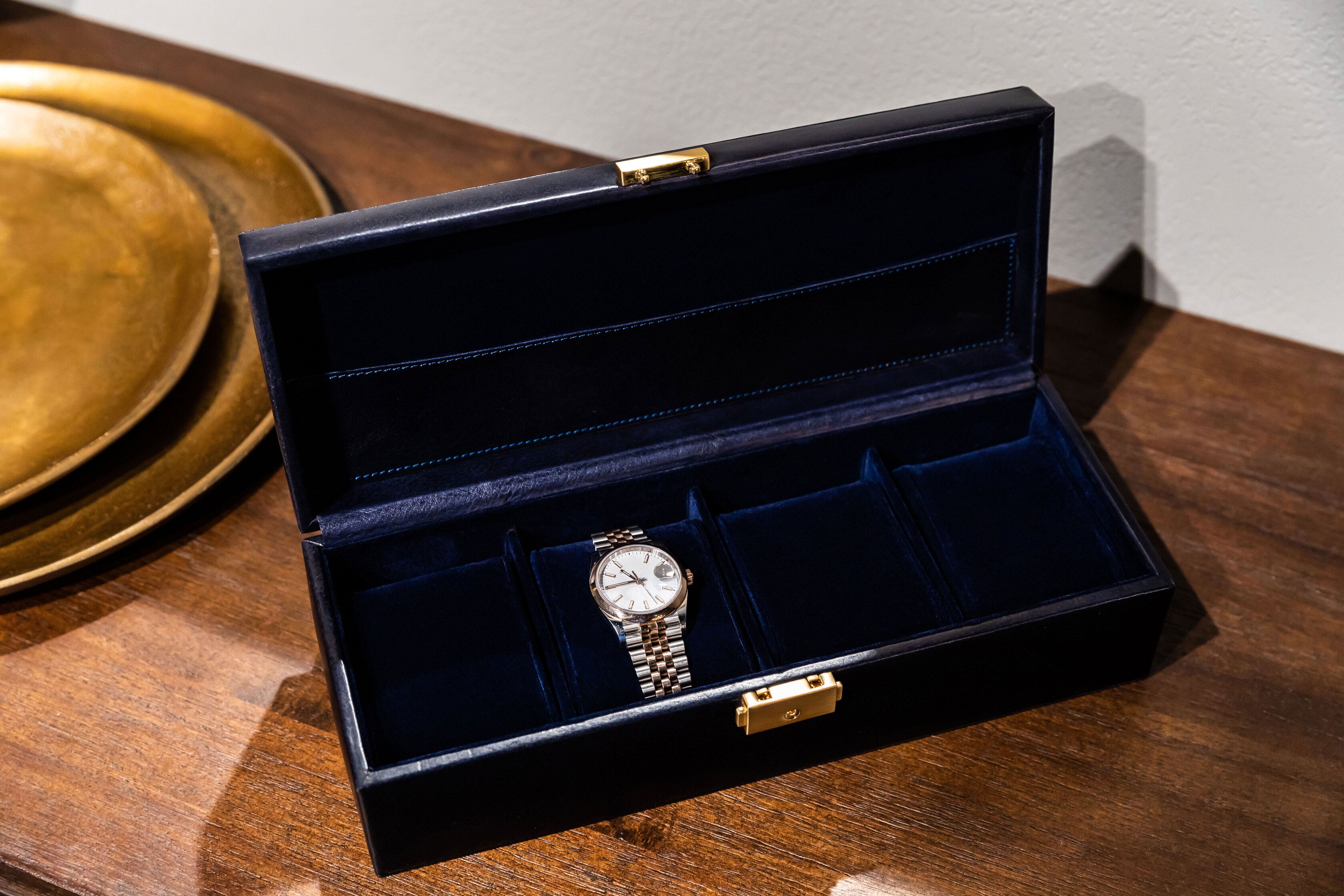 Leather Watch Box, Watch Organizer - Herzog