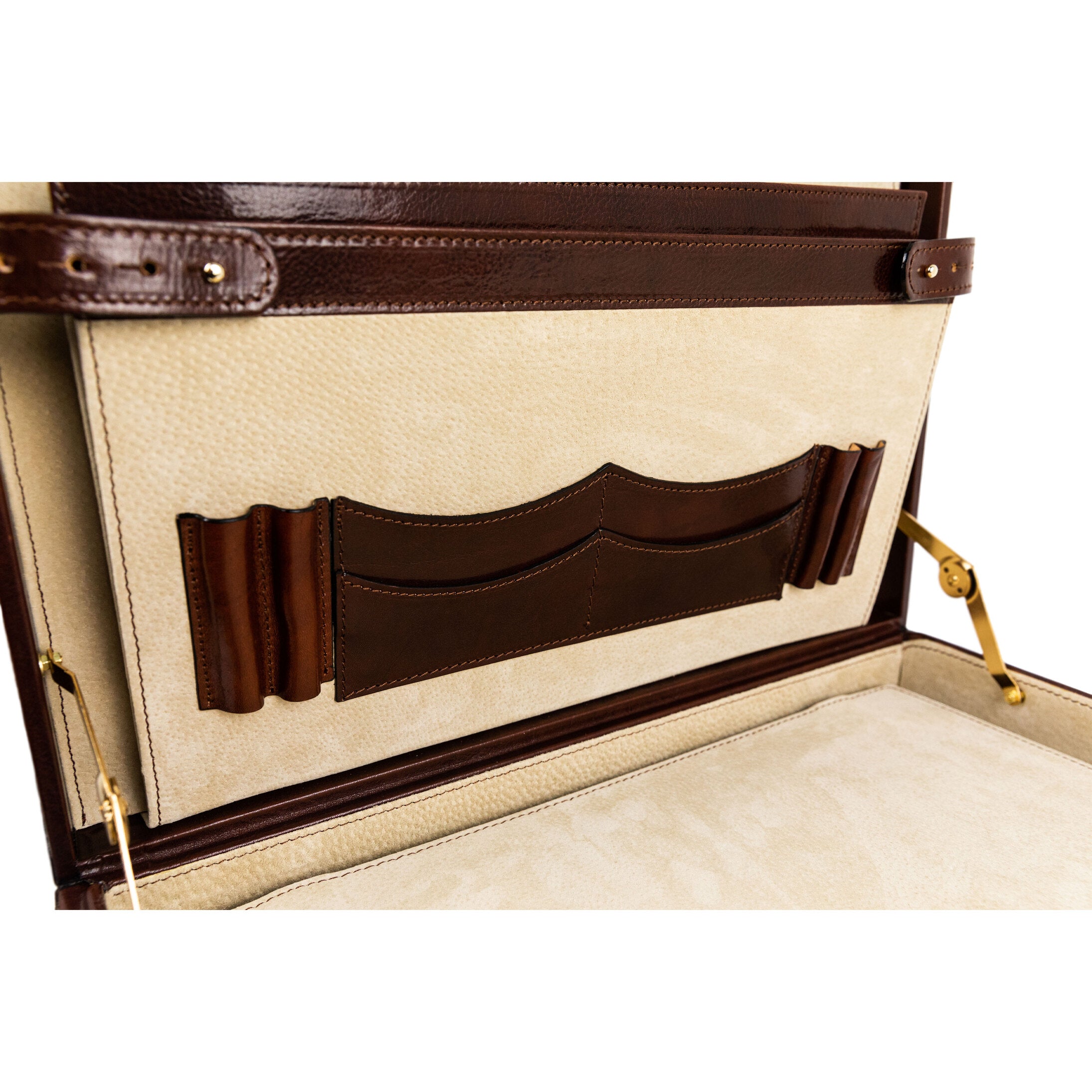 Large Leather Attaché Case Briefcase - Lord Jim