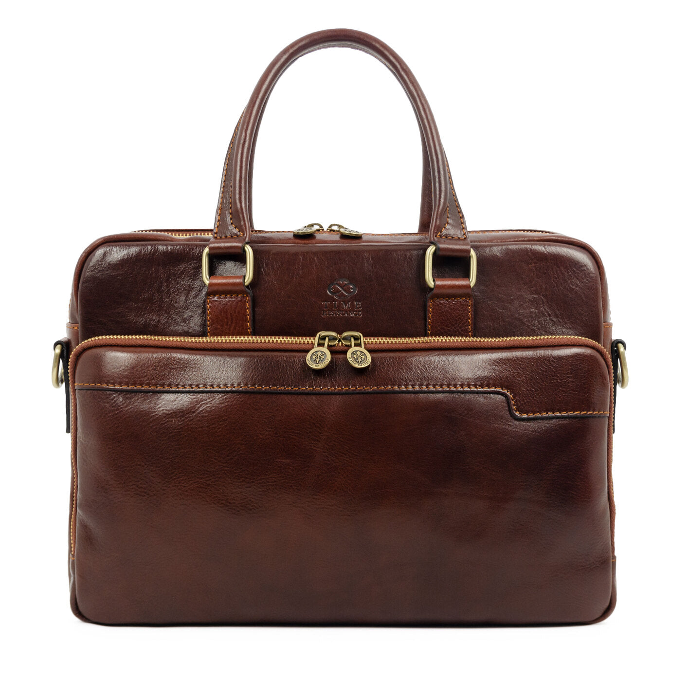 Leather Briefcase Laptop Bag - Orlando