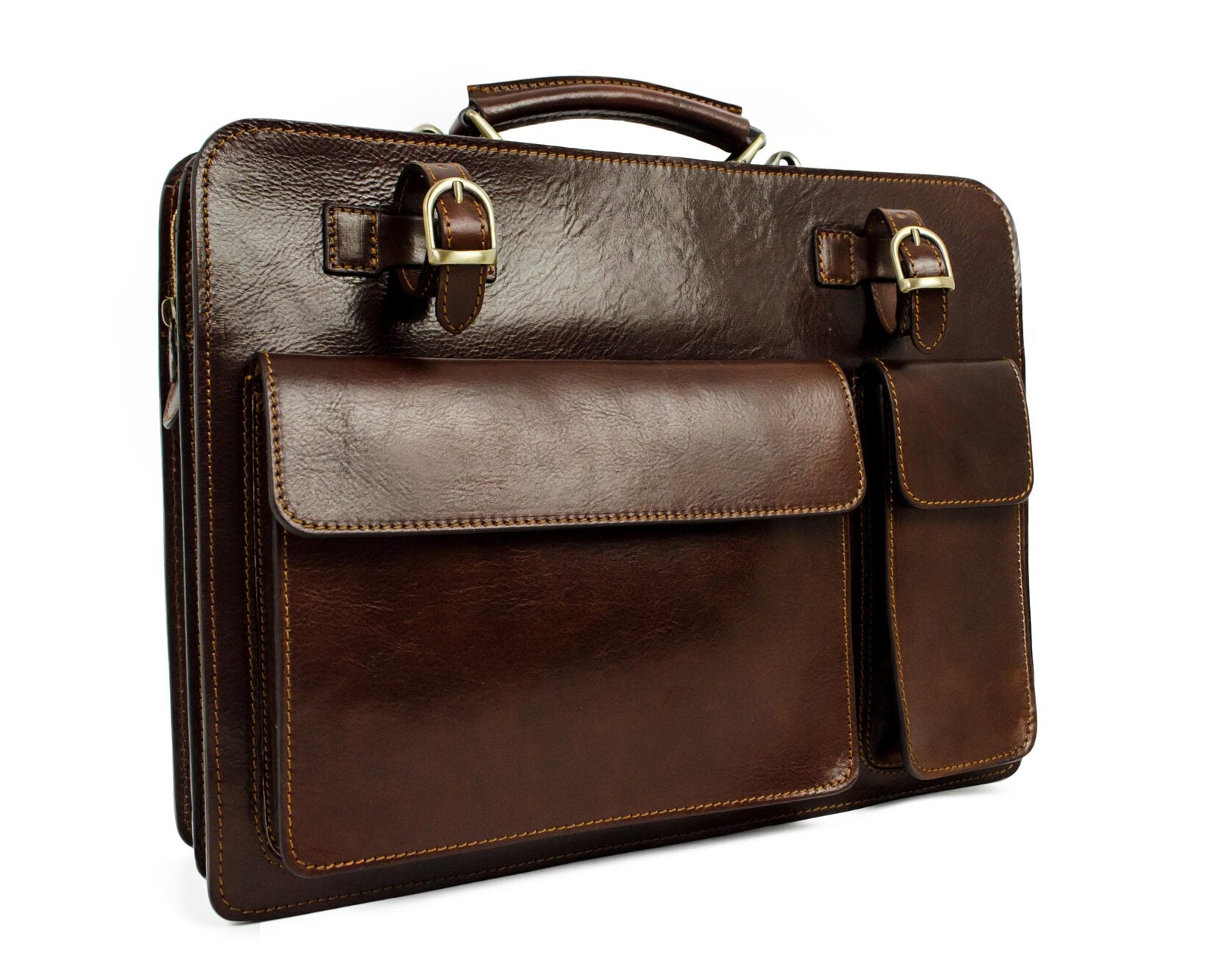 Leather Satchel Bag Briefcase - The Prophet