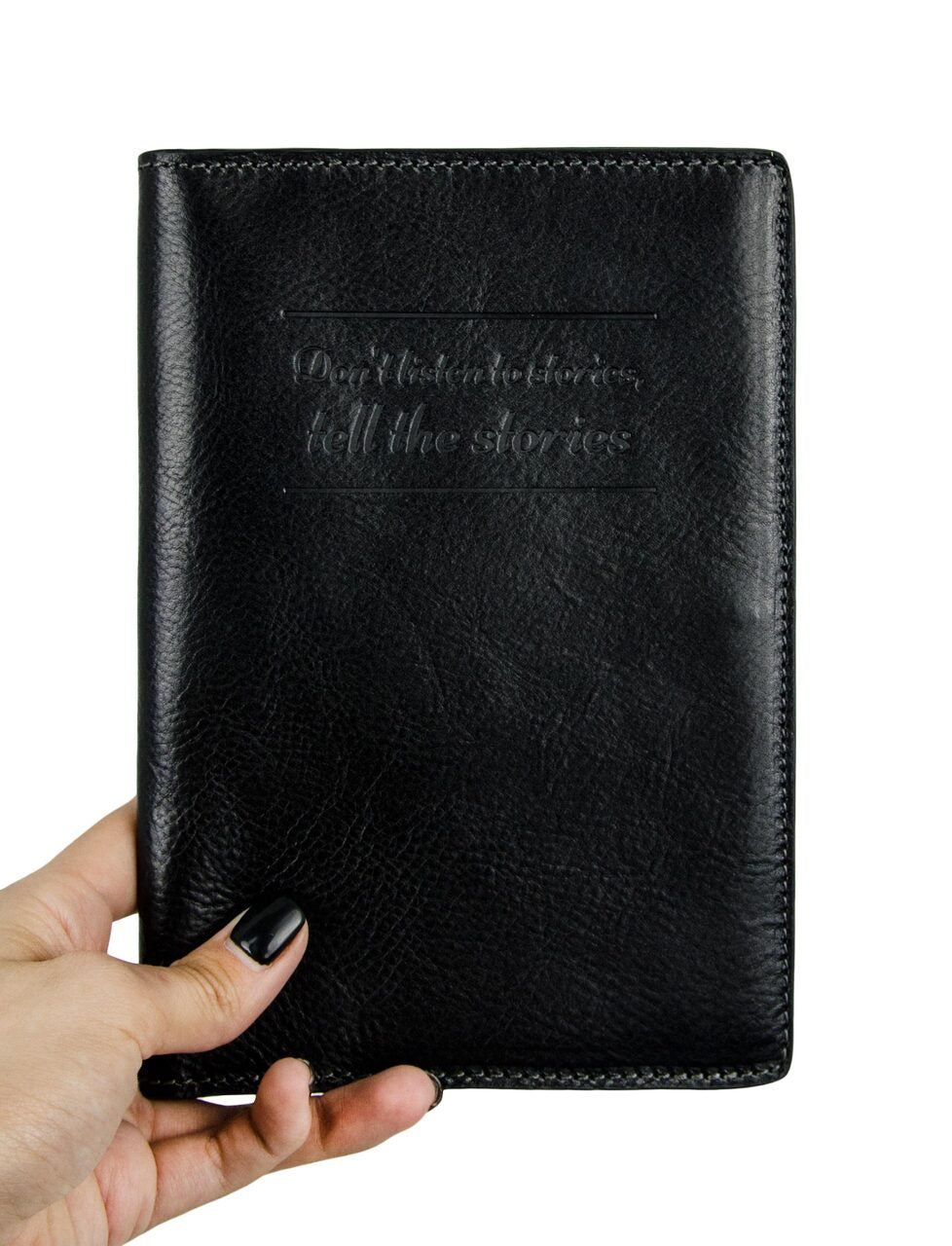 Large Leather Passport Holder - Gulliver's Travels