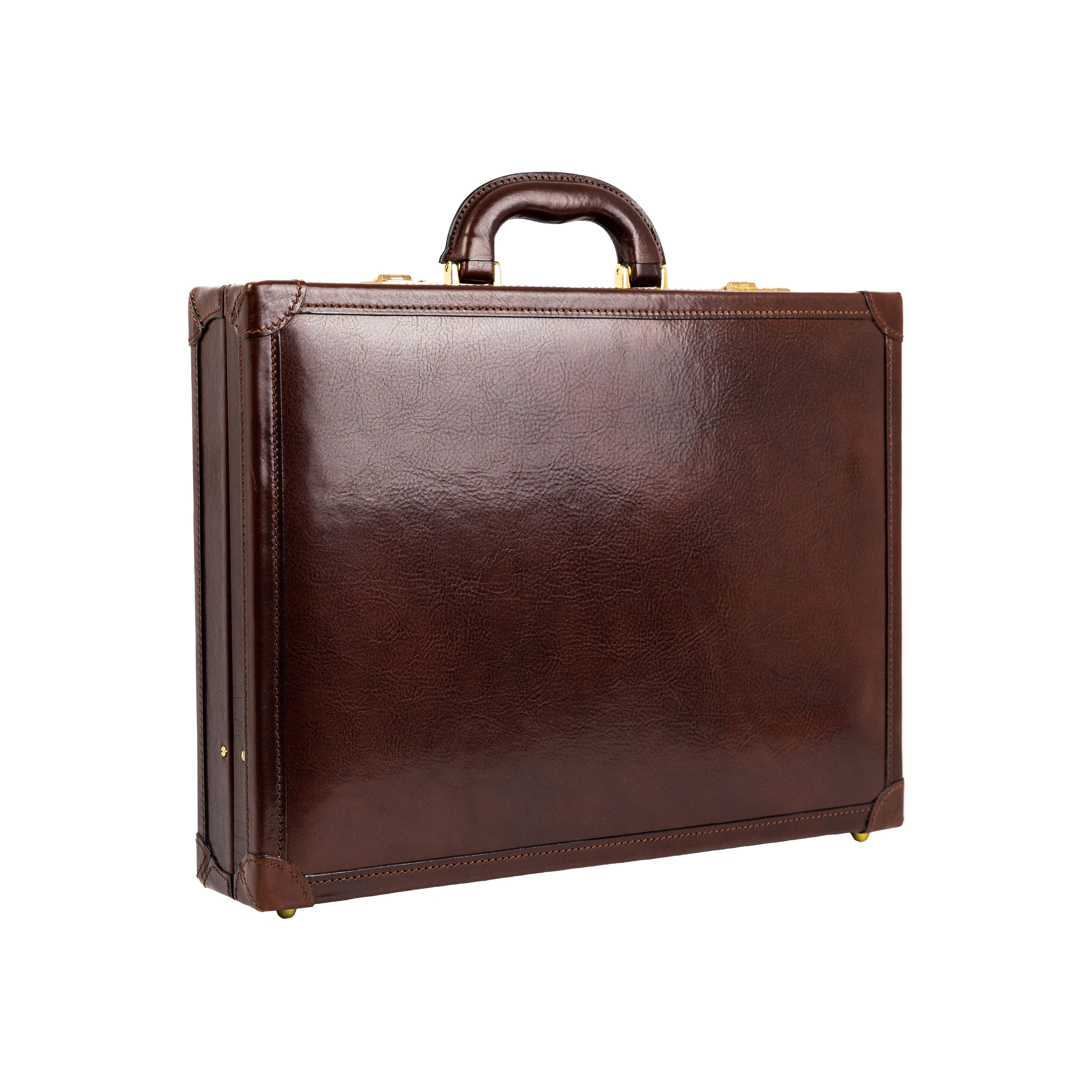 Leather Attaché Case Briefcase - The Wind in the Willows