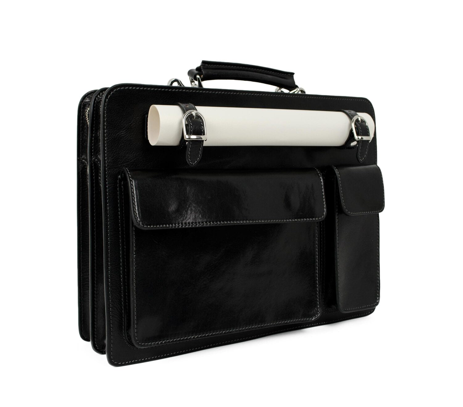 Leather Satchel Bag Briefcase - The Prophet