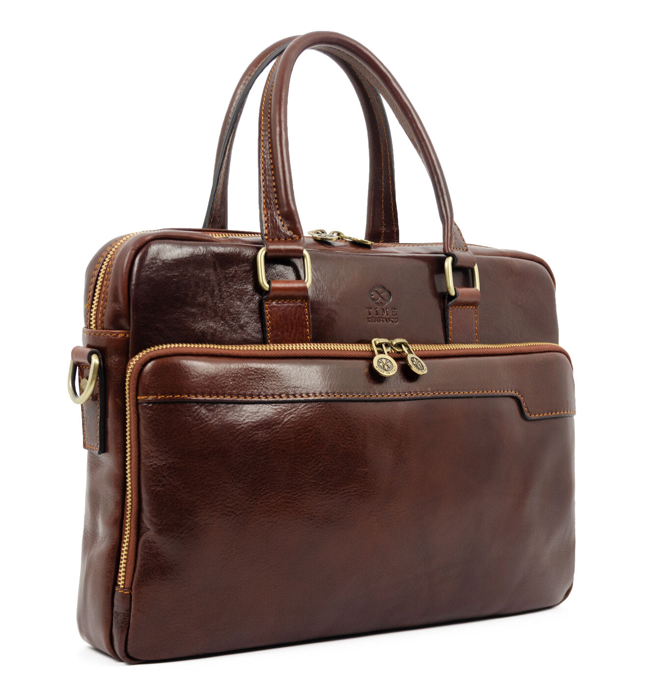 Leather Briefcase Laptop Bag - Orlando