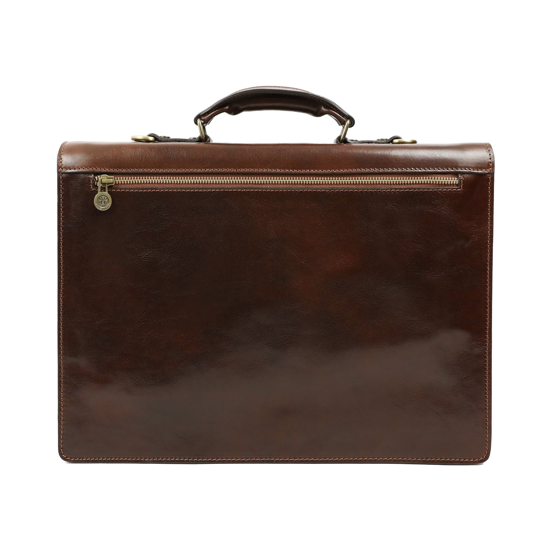 Classic Design Leather Briefcase - The Magus