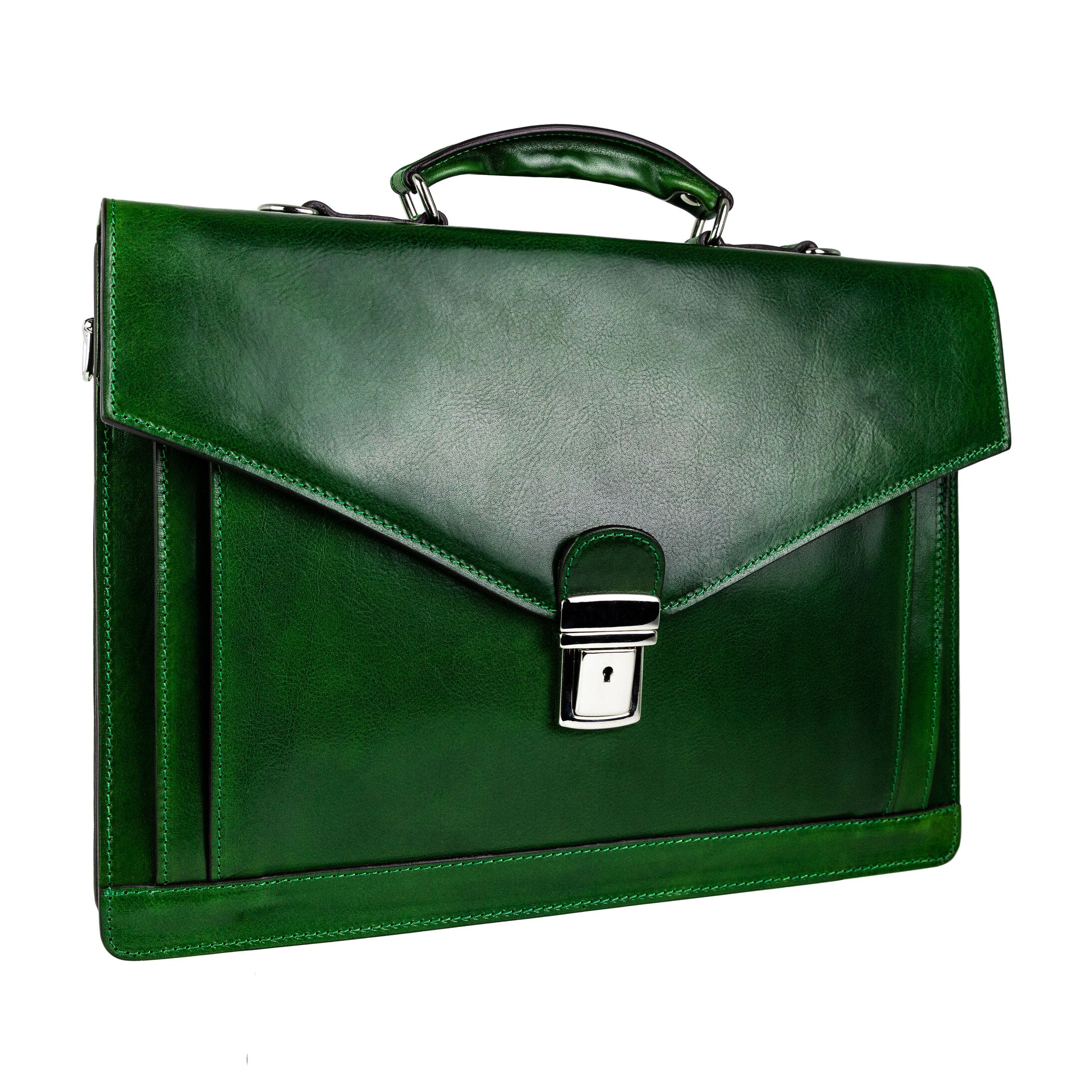 Classic Design Leather Briefcase - The Magus