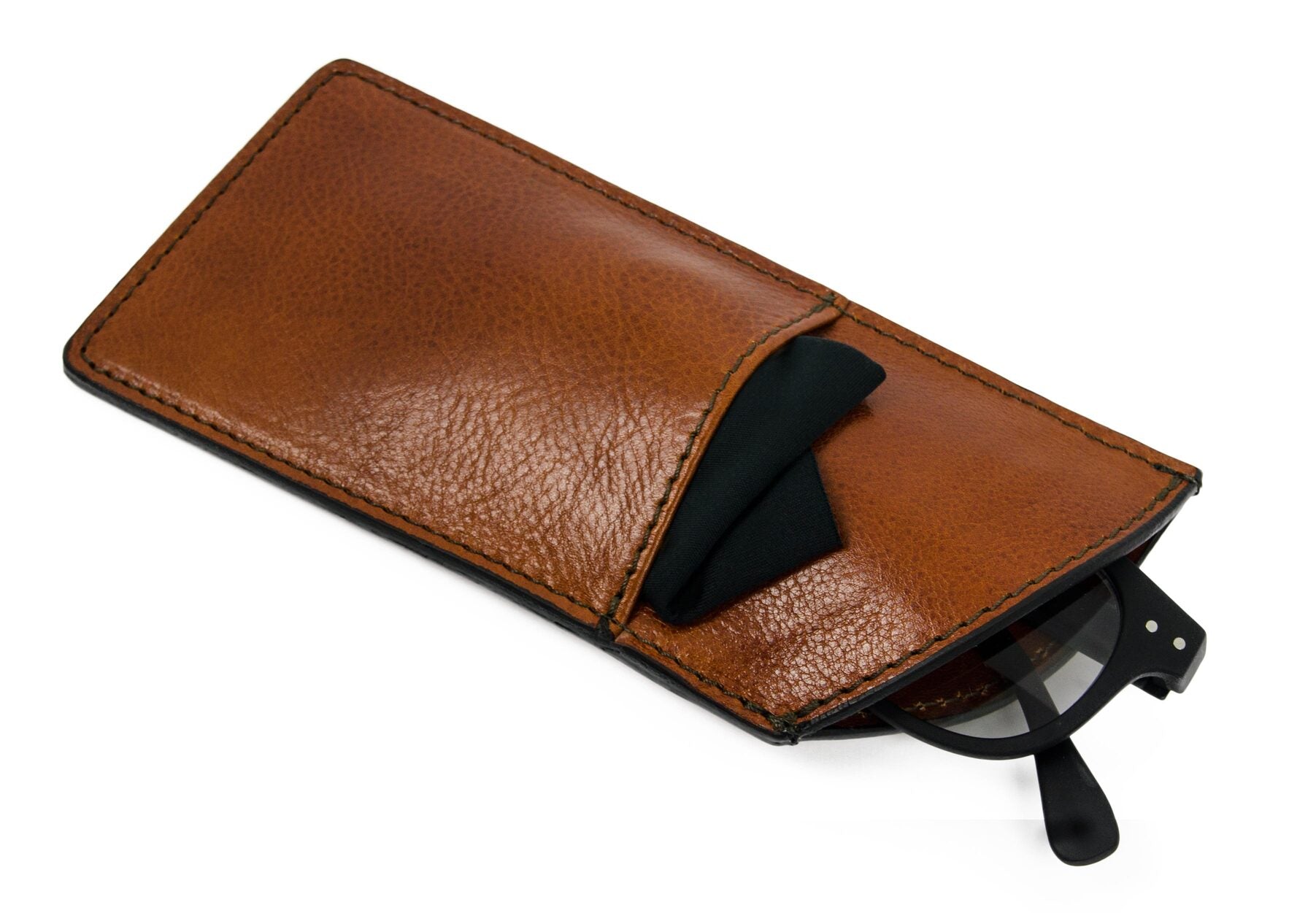 Leather Glasses Sleeve - One Hundred Years of Solitude