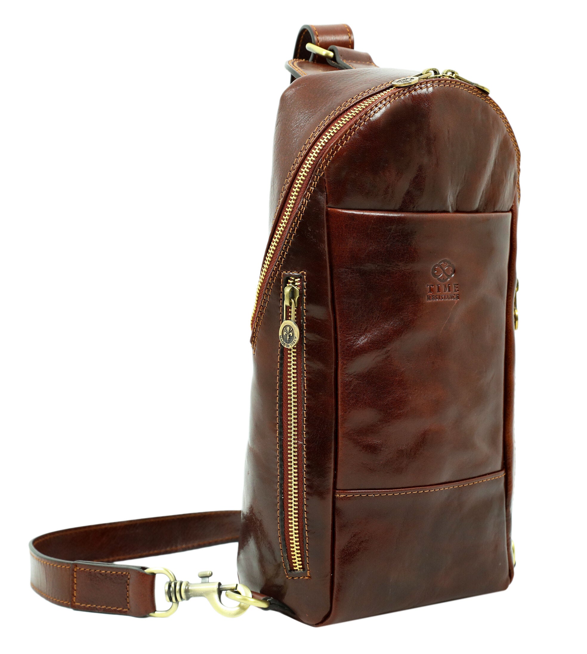 Leather Chest Bag Sling Bag - Murphy