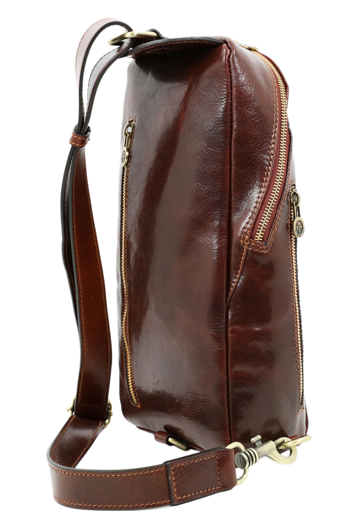 Leather Chest Bag Sling Bag - Murphy