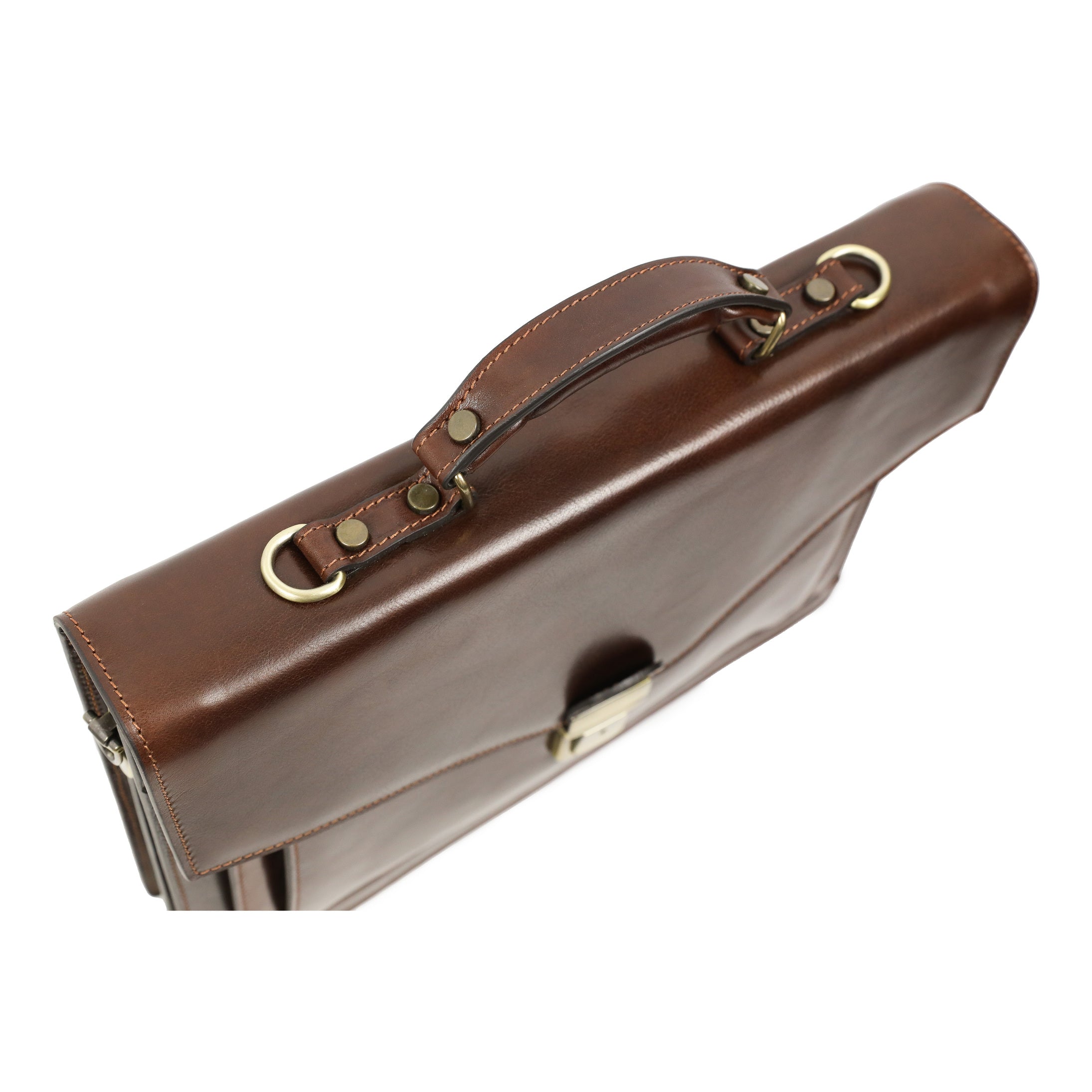 Classic Design Leather Briefcase - The Magus