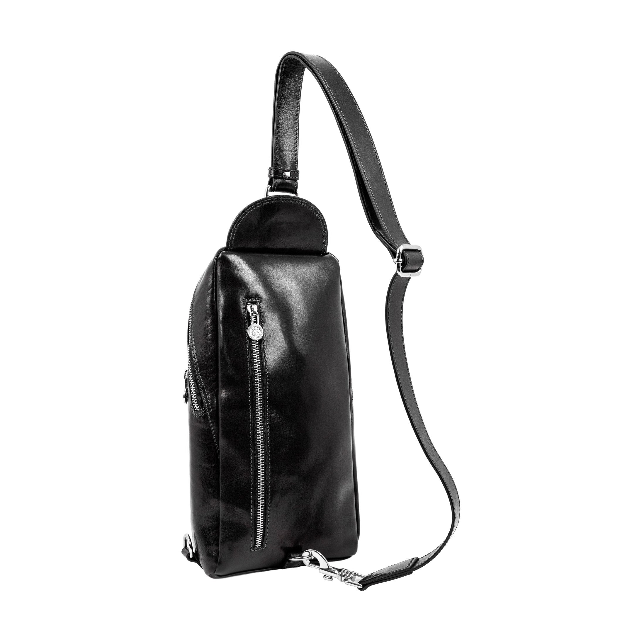 Leather Chest Bag Sling Bag - Murphy