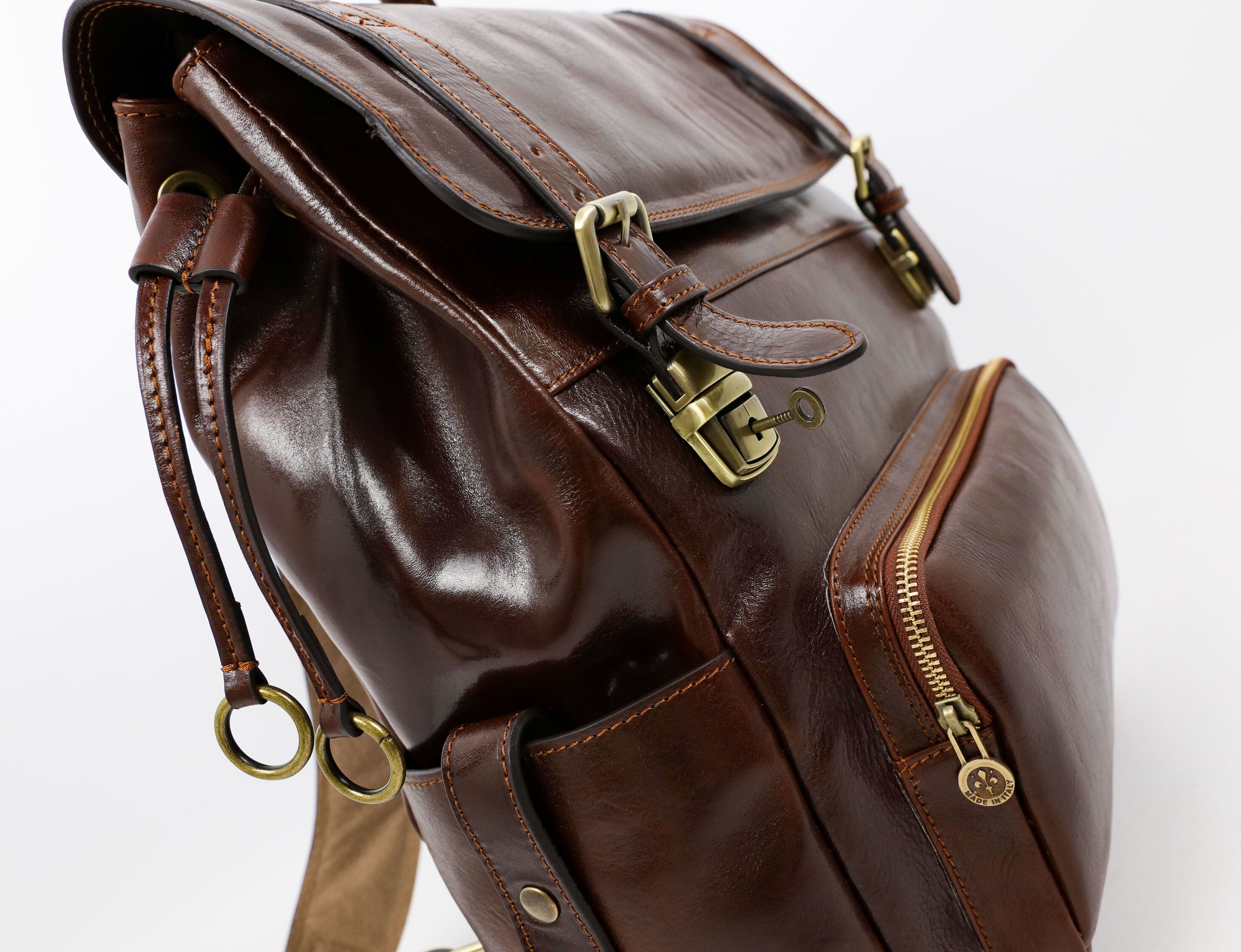 Leather Backpack - The Good Earth