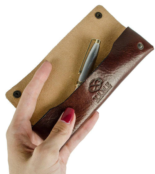 Leather Pen Case Holder - Appointment in Samarra