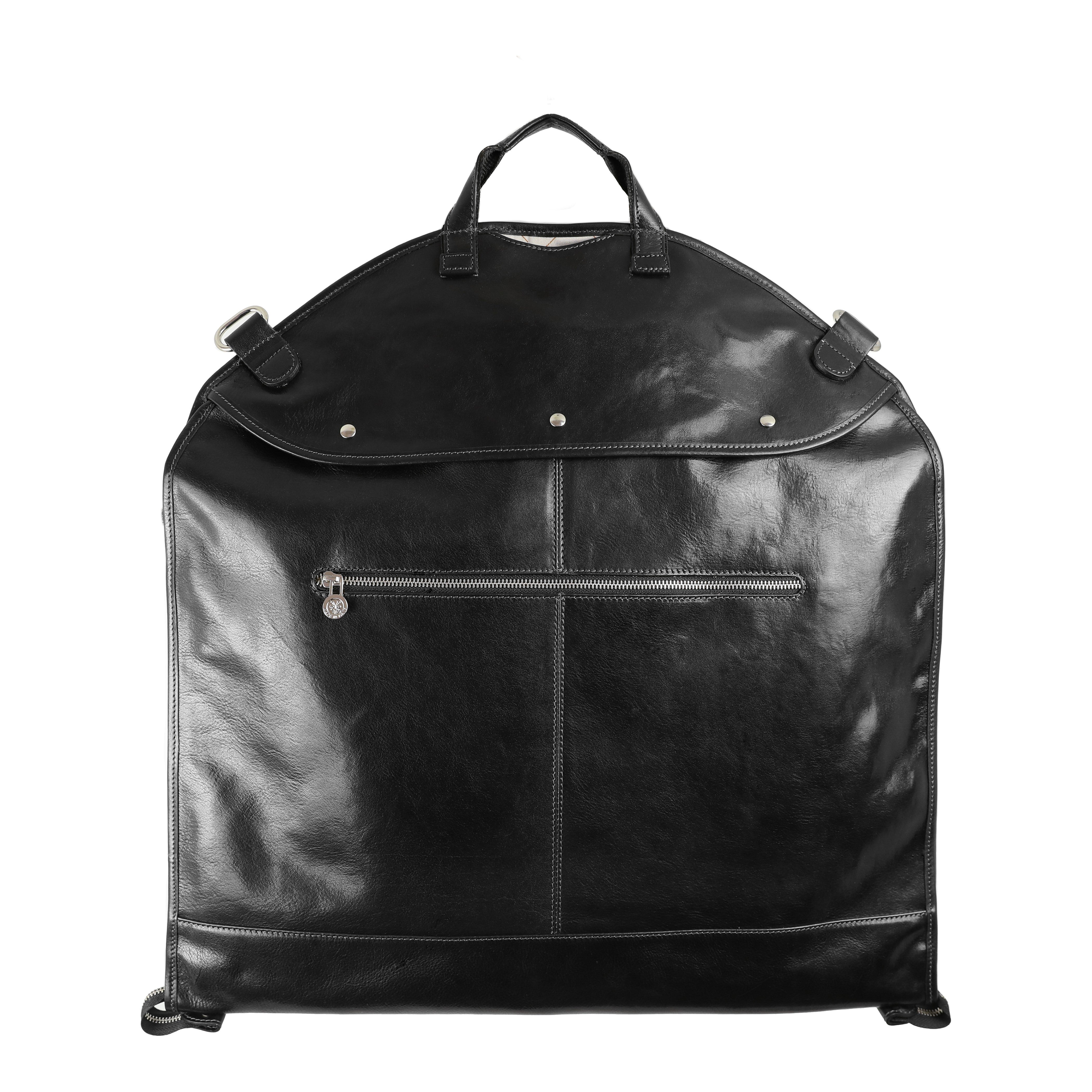 Leather Garment Bag - Travels with Charley