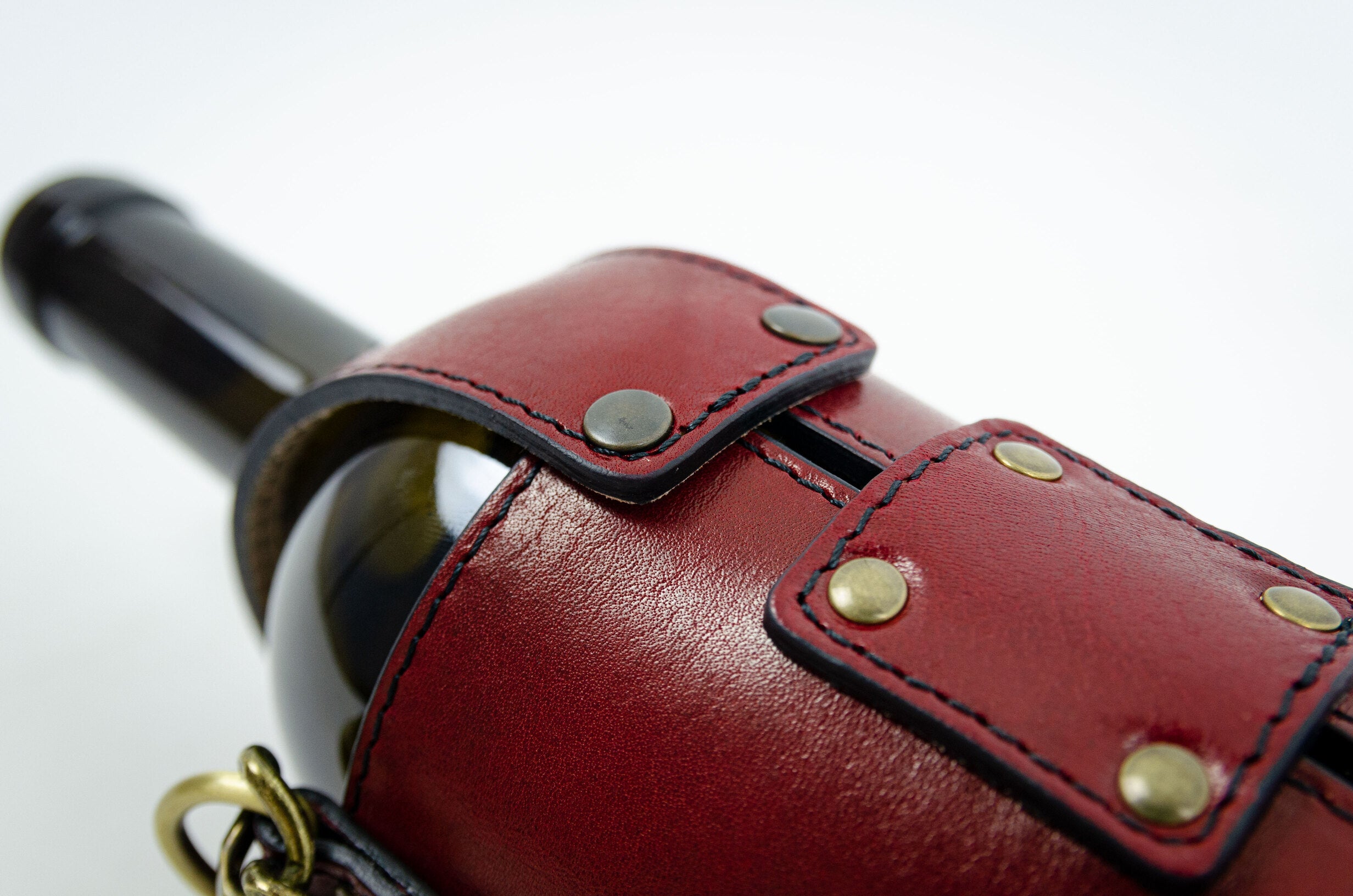 Leather Wine Tote - Saving Grapes