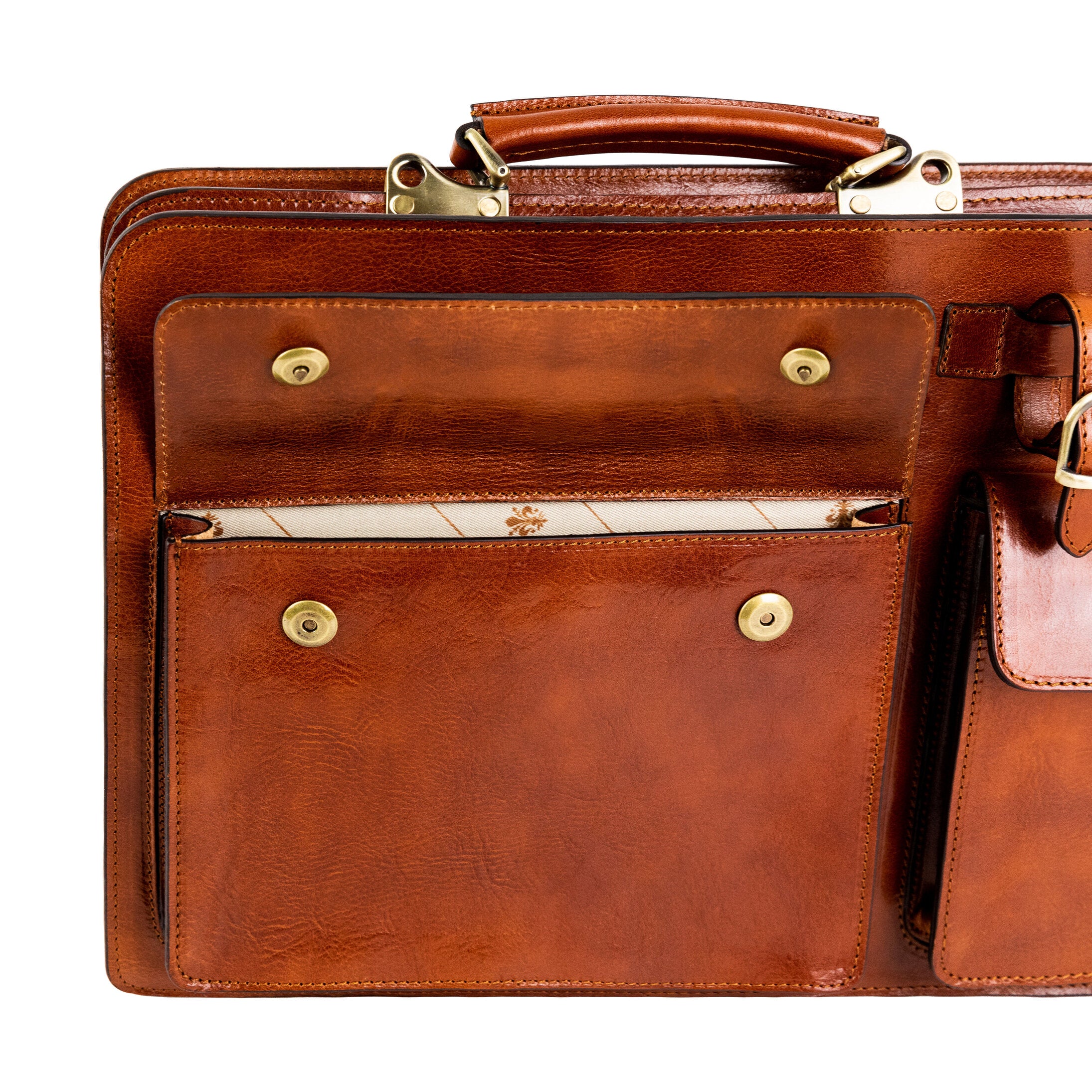 Leather Satchel Bag Briefcase - The Prophet