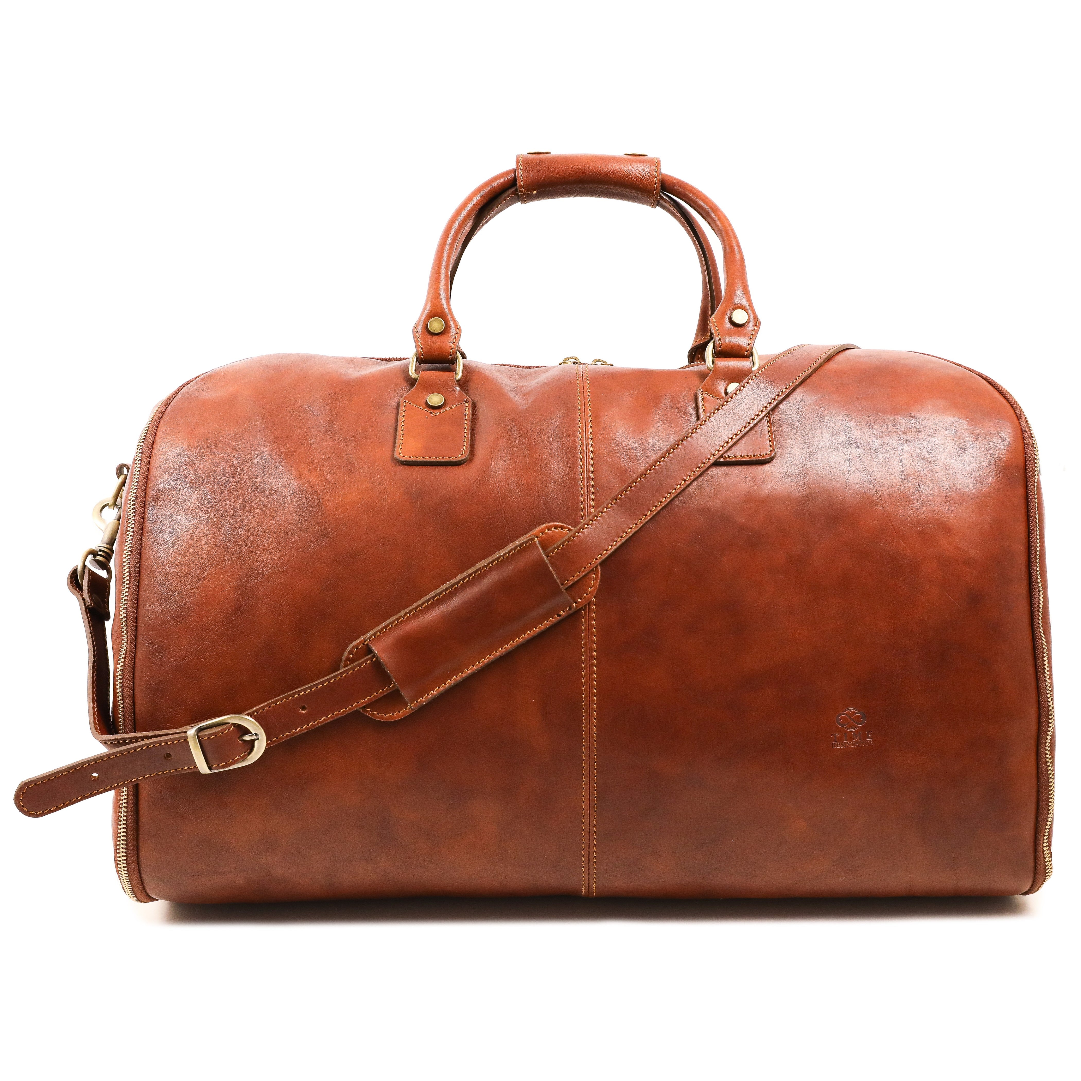 Leather Garment Bag, Duffel Bag - Paradise Lost