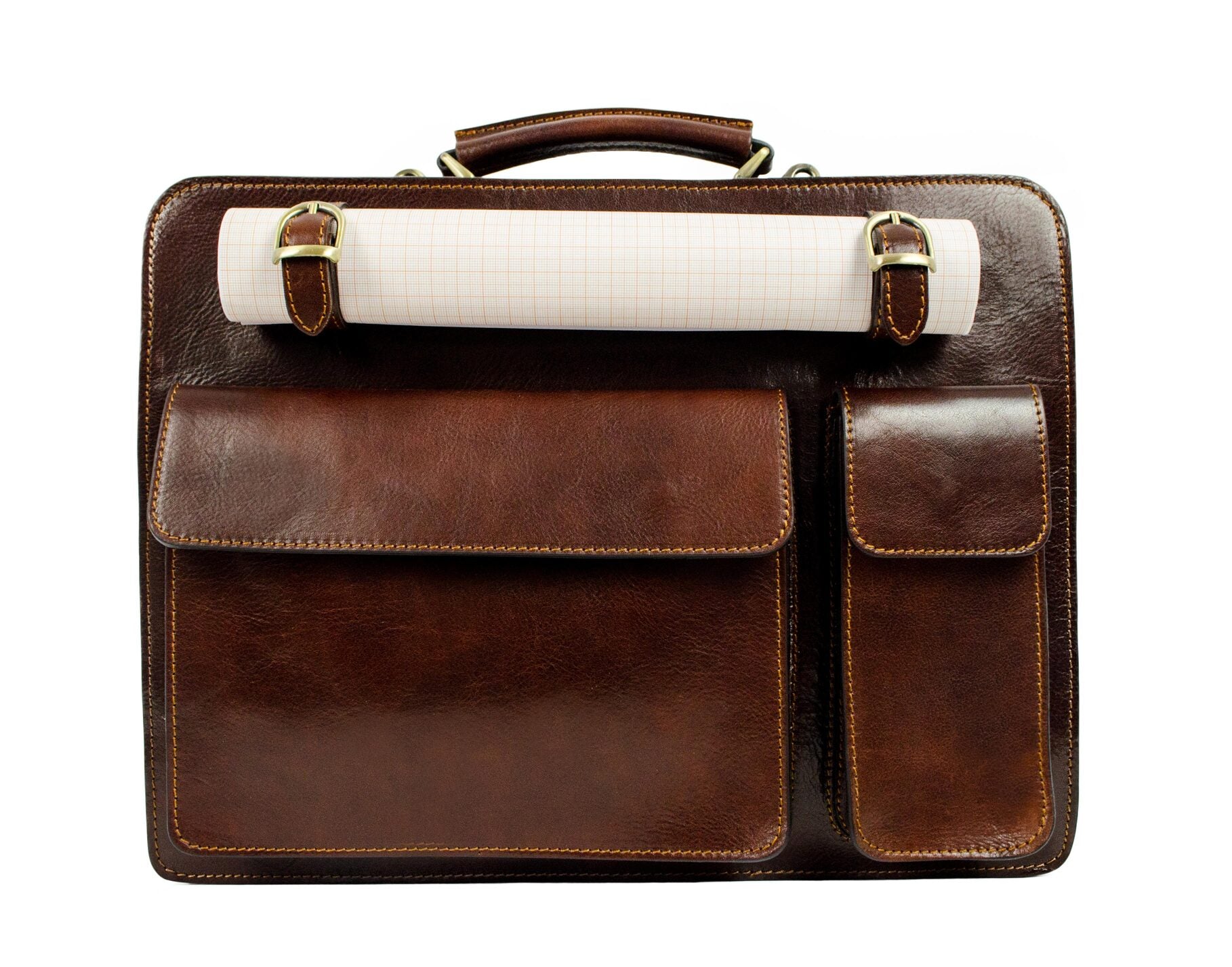 Leather Satchel Bag Briefcase - The Prophet