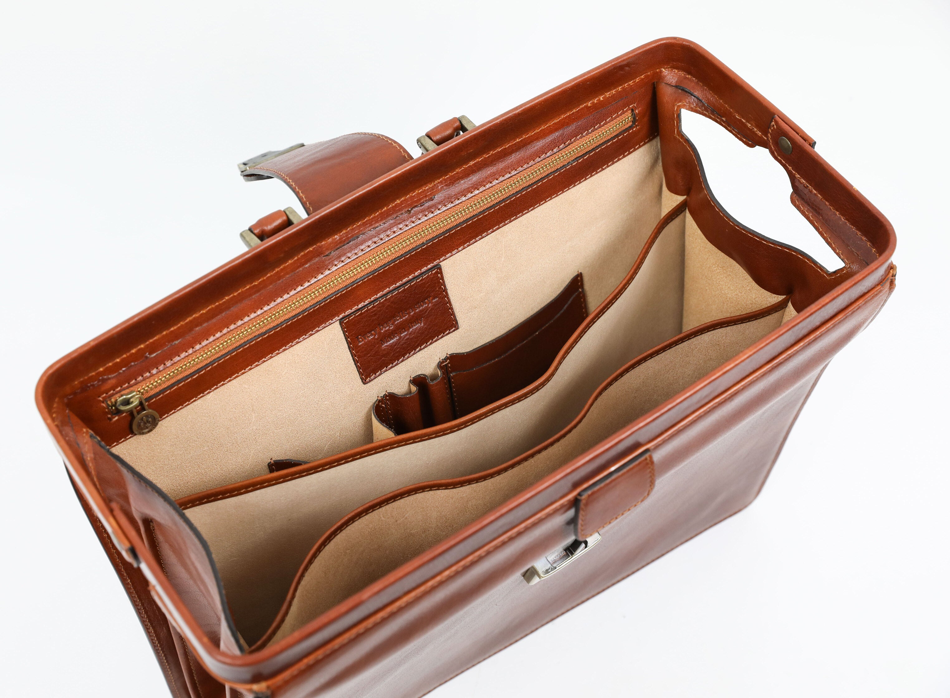 Large Leather Briefcase - The Firm