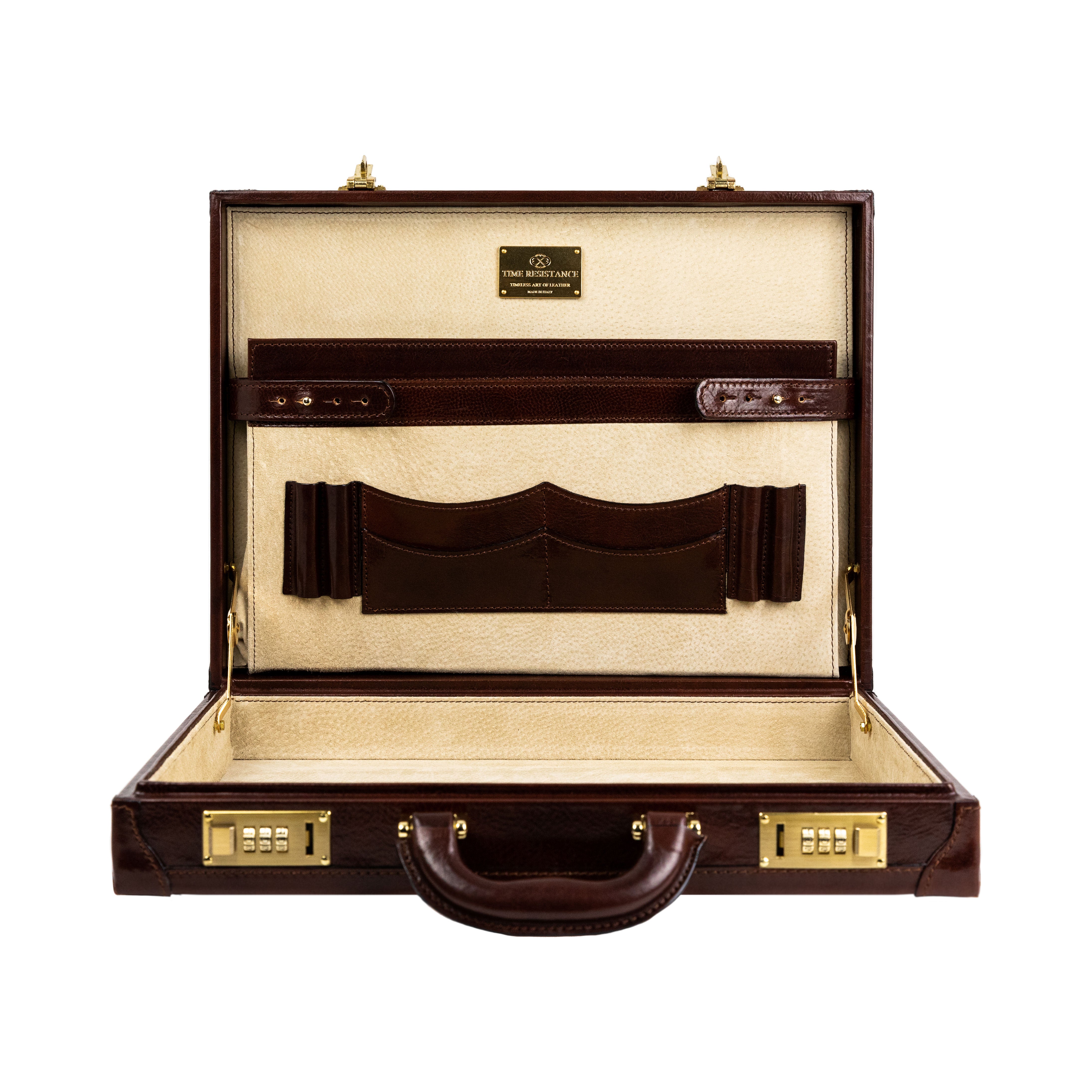 Leather Attaché Case Briefcase - The Wind in the Willows