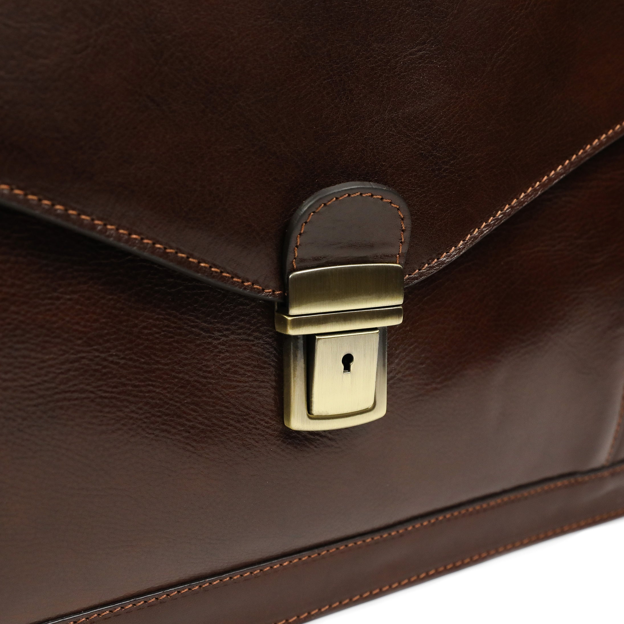 Classic Design Leather Briefcase - The Magus