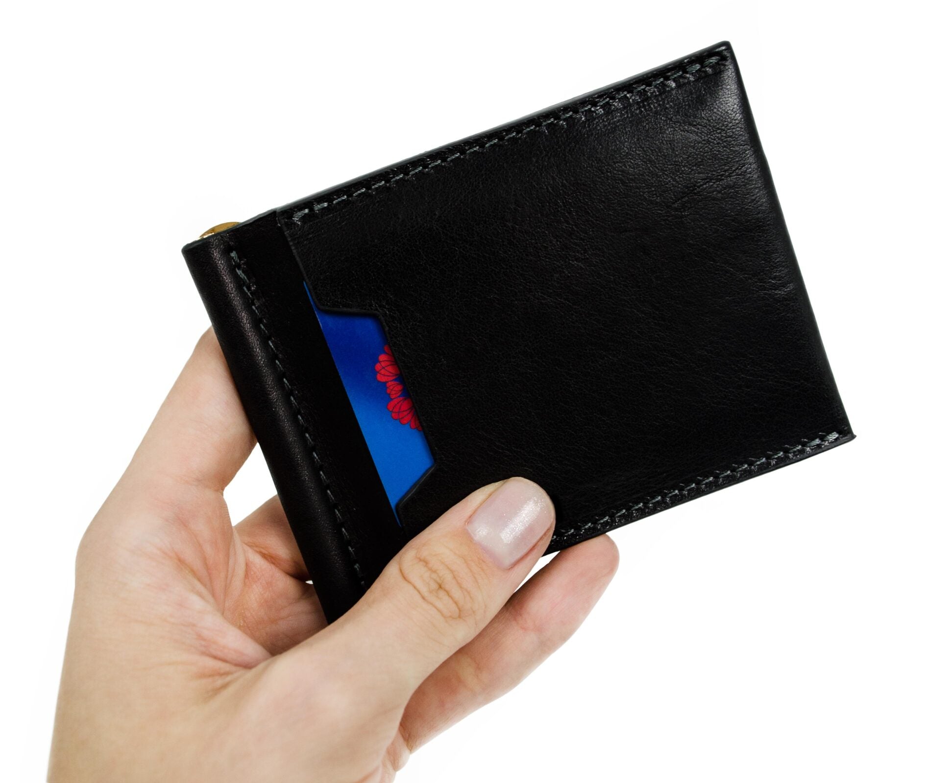 Leather Money Clip Wallet - Tom Jones