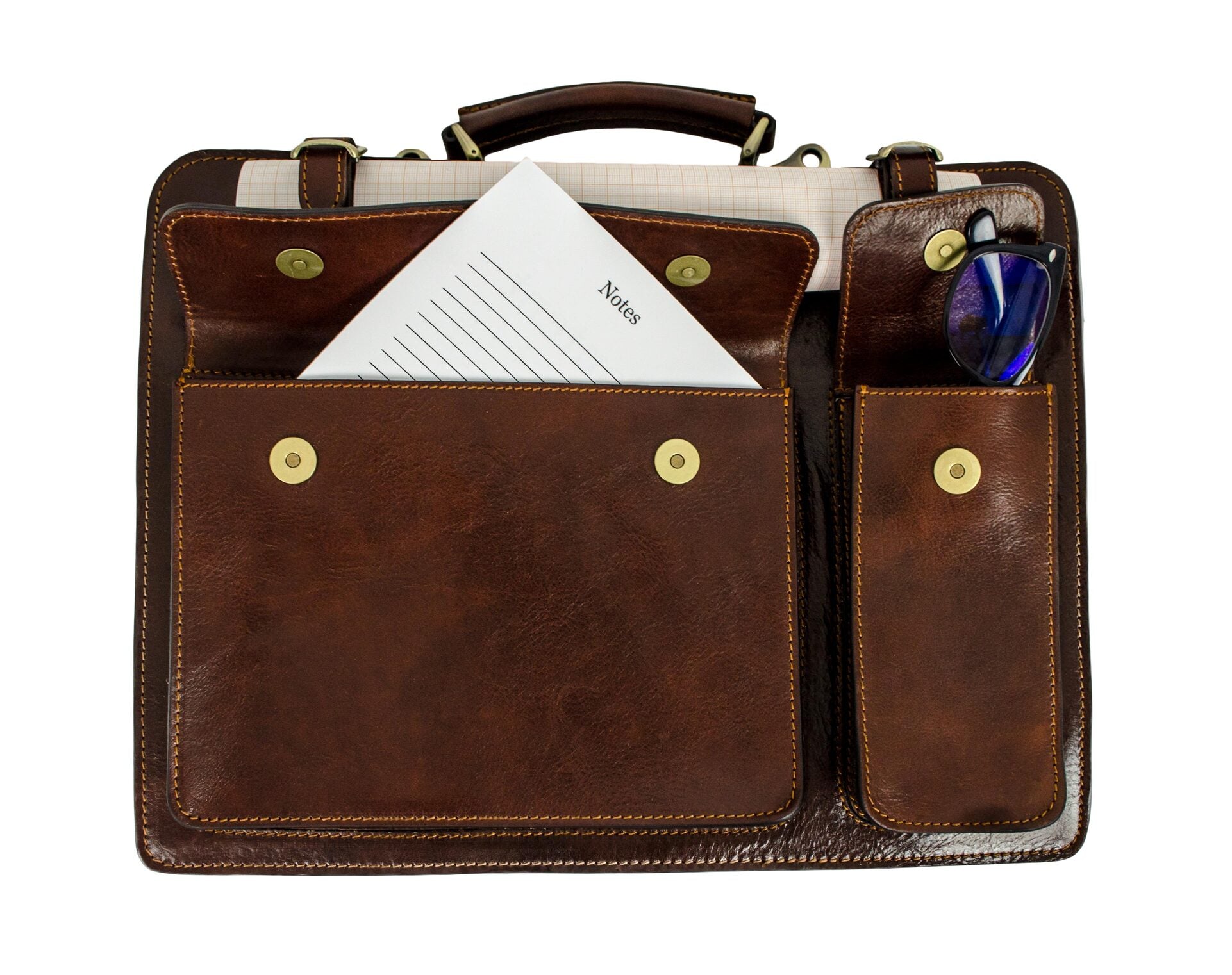 Leather Satchel Bag Briefcase - The Prophet