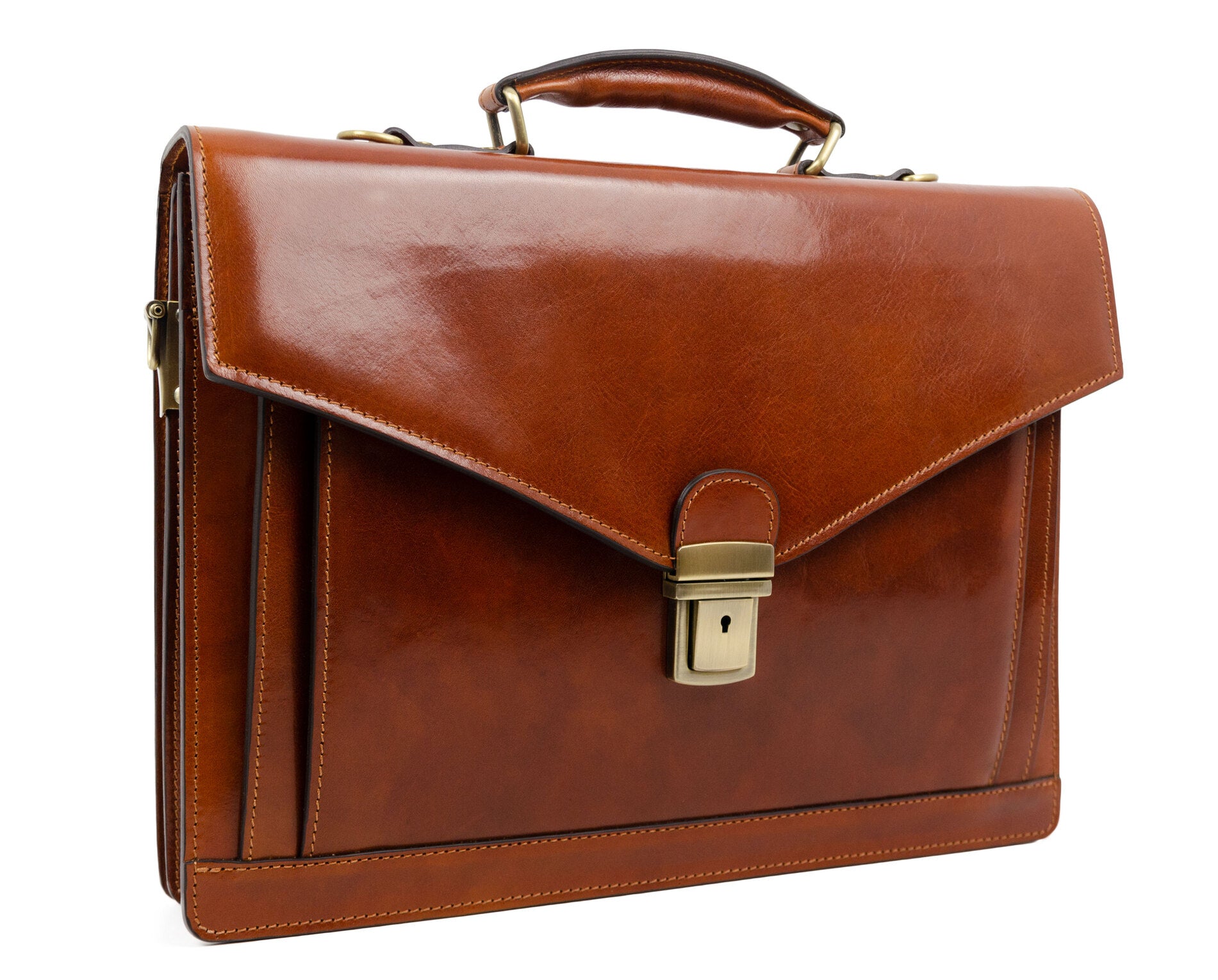 Classic Design Leather Briefcase - The Magus