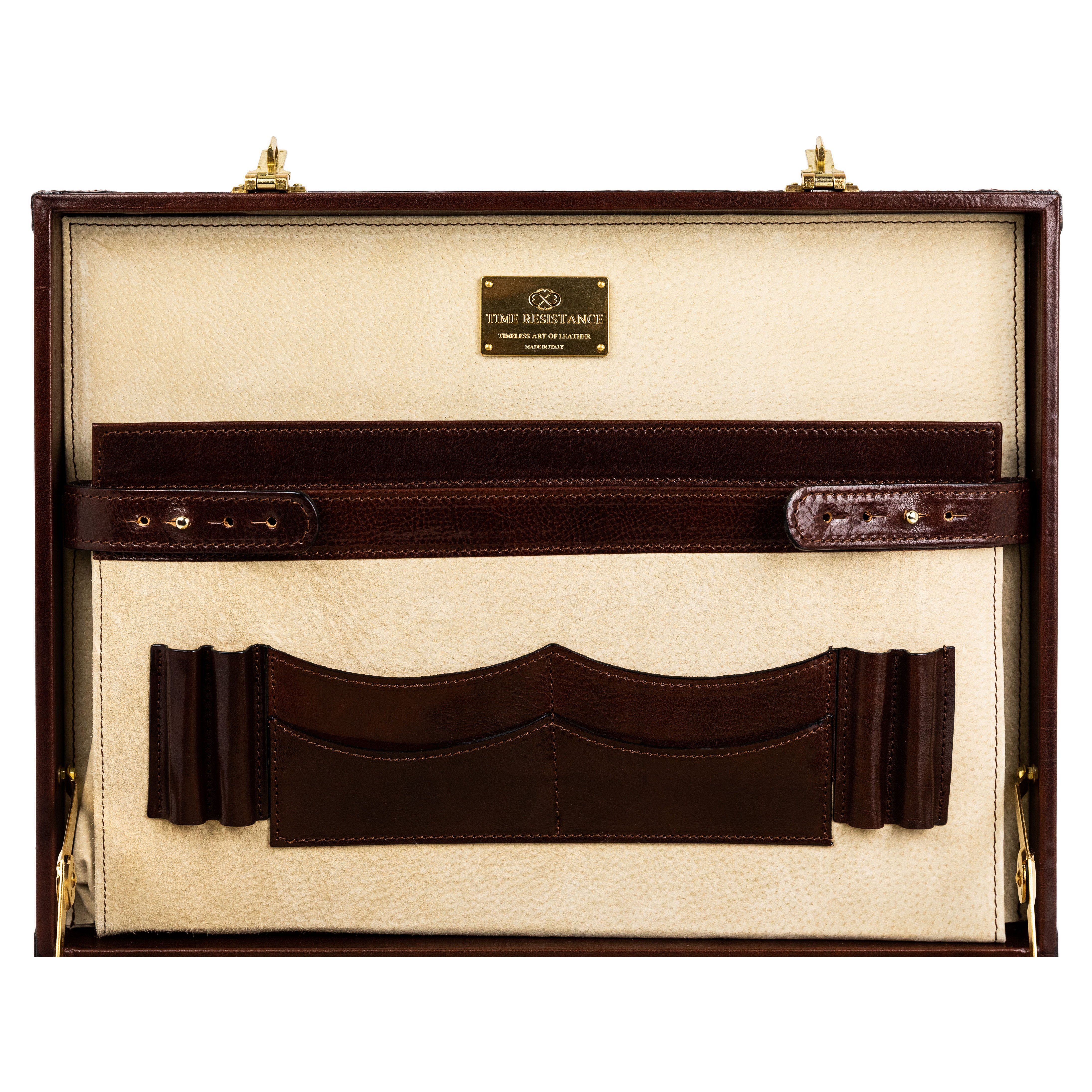 Leather Attaché Case Briefcase - The Wind in the Willows