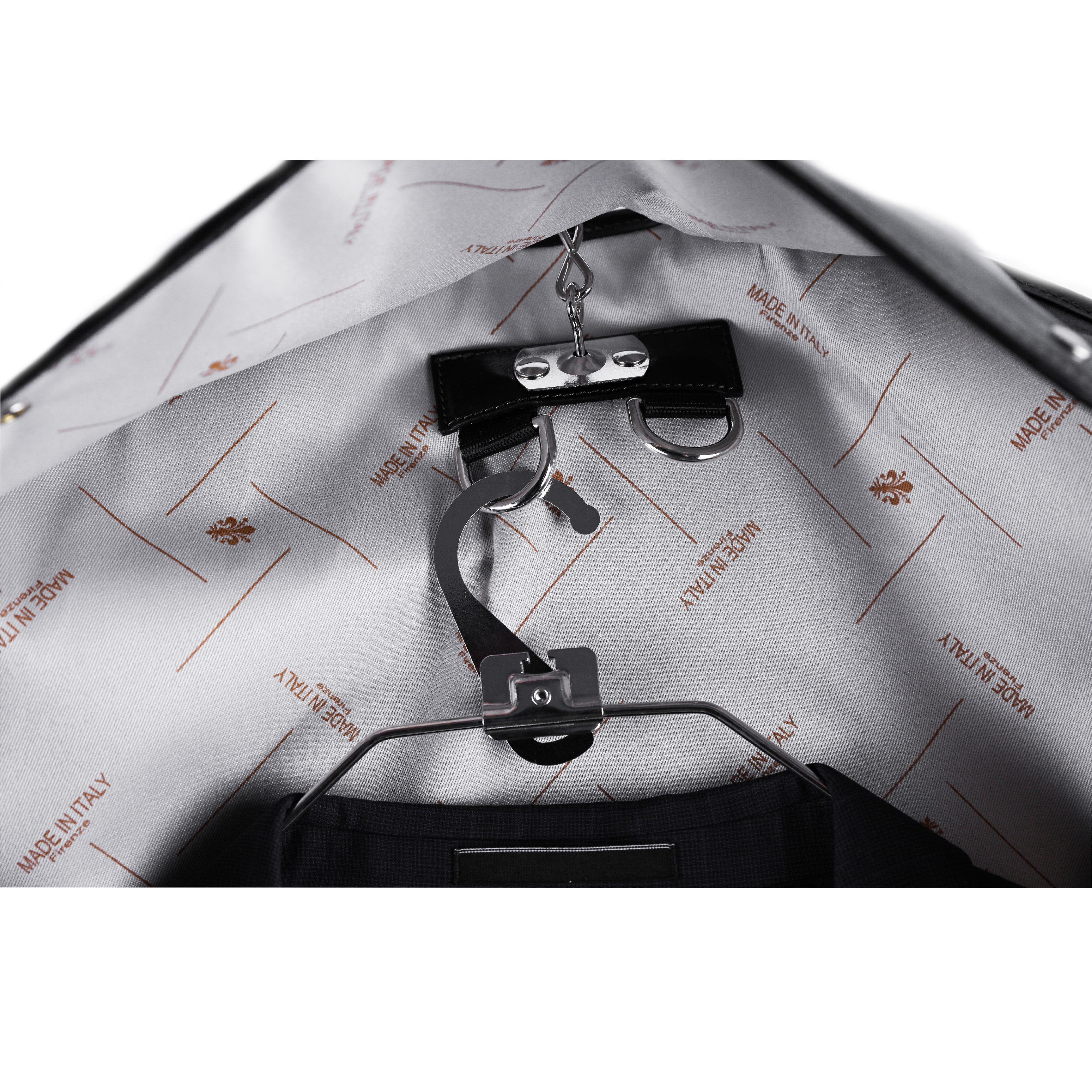 Leather Garment Bag - Travels with Charley