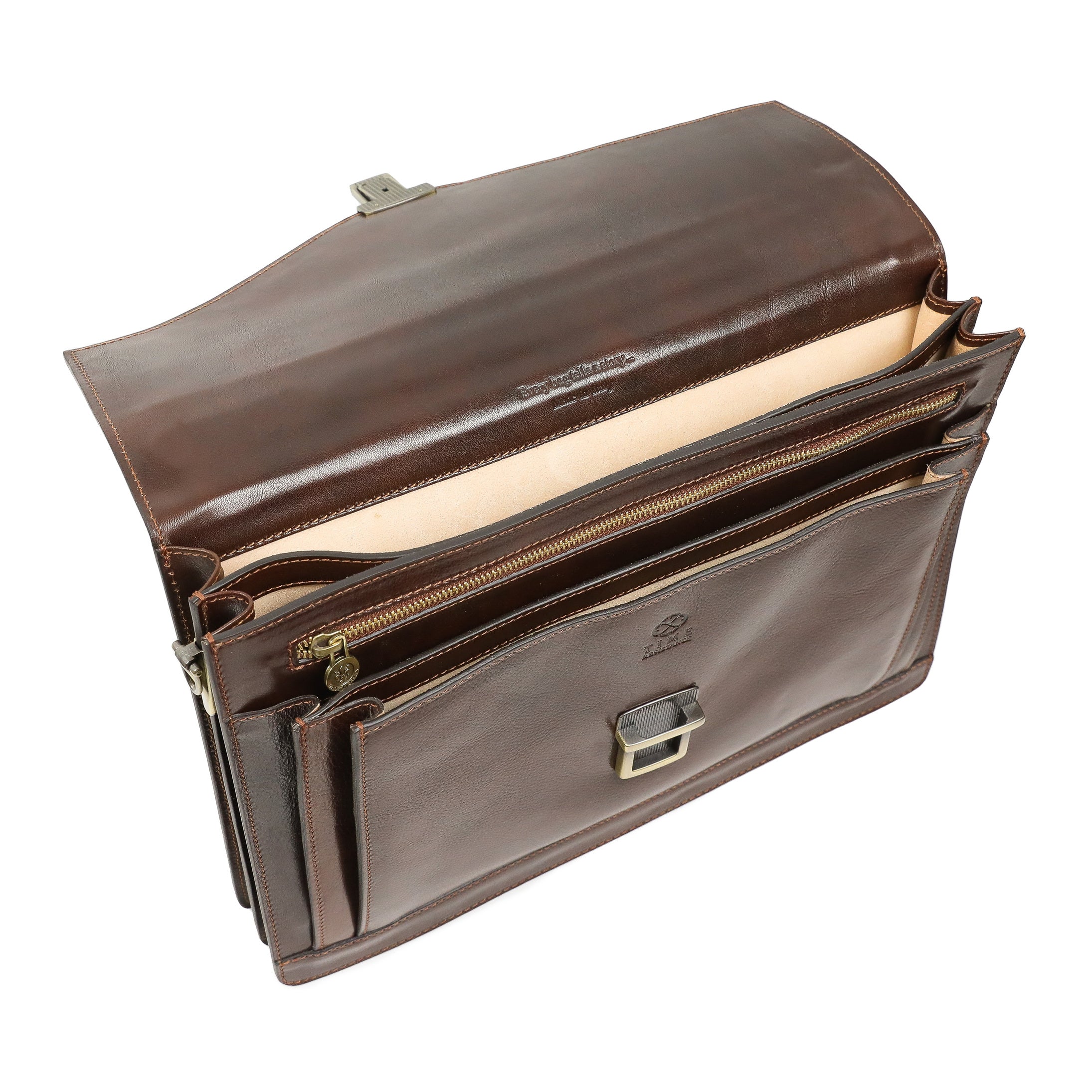 Classic Design Leather Briefcase - The Magus