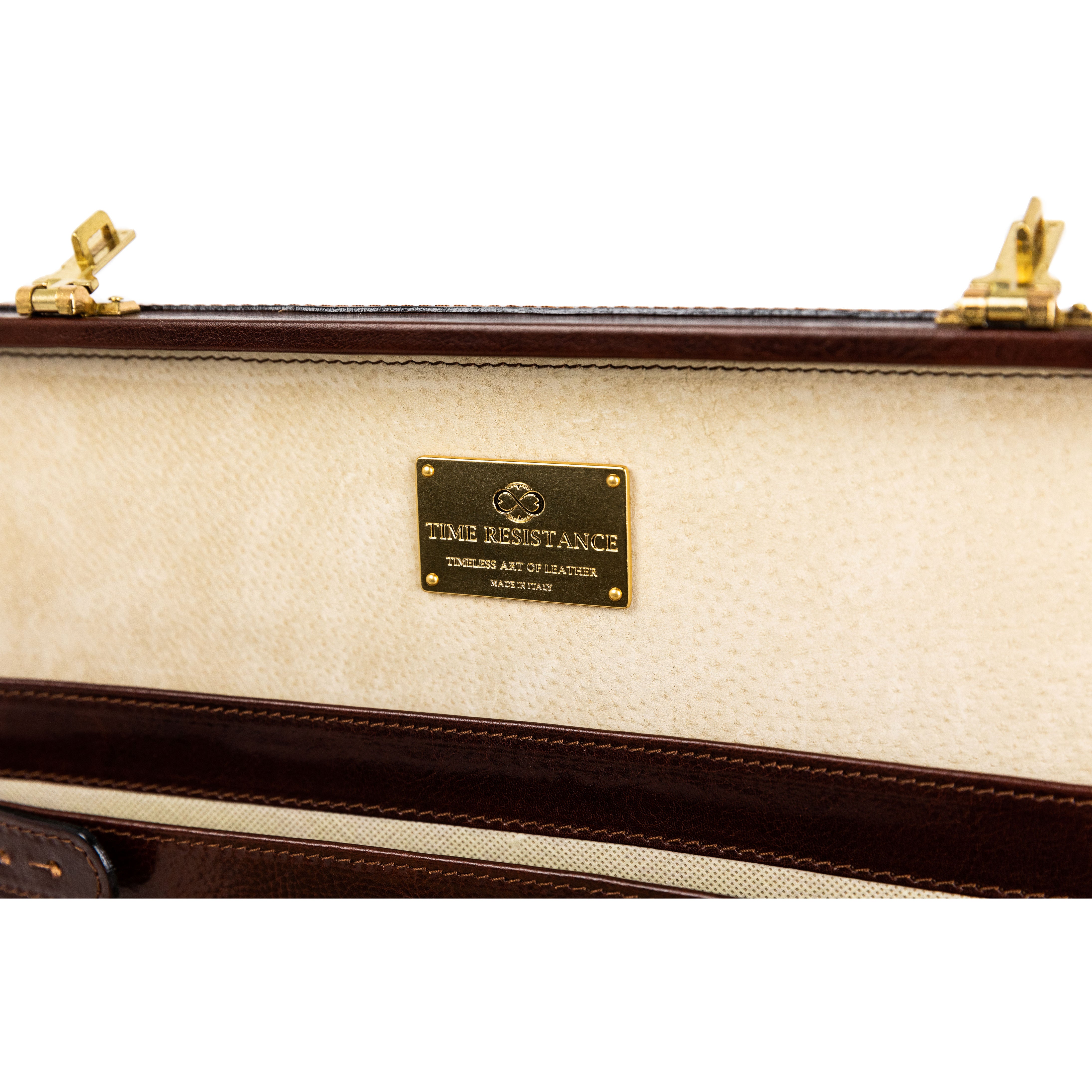 Leather Attaché Case Briefcase - The Wind in the Willows