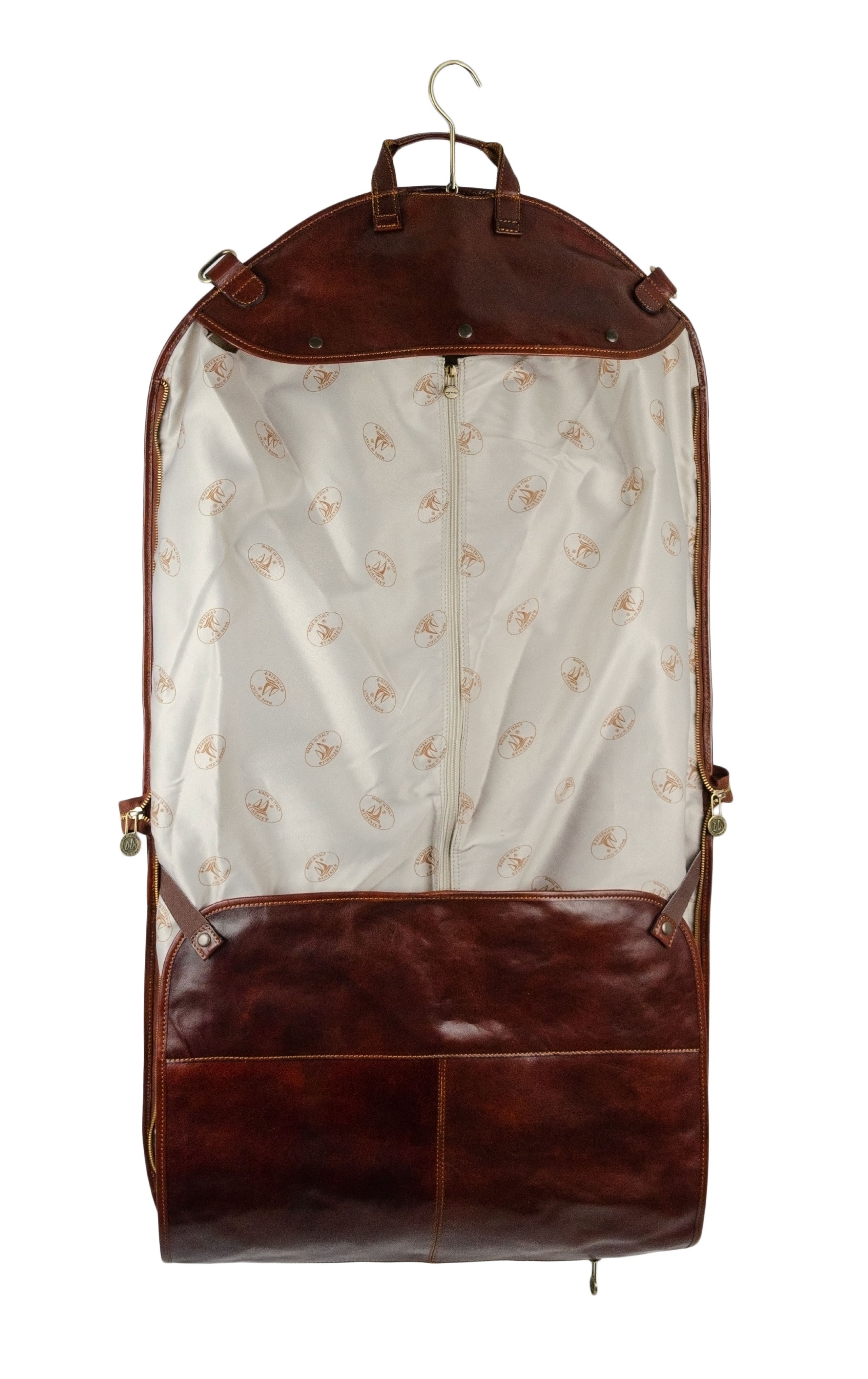 Leather Garment Bag - Travels with Charley