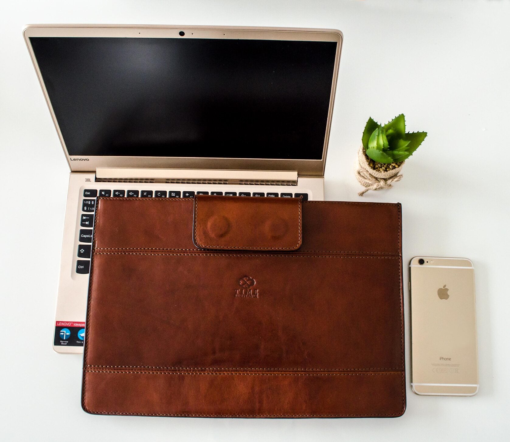 Leather Laptop Sleeve - The Goblet of Fire