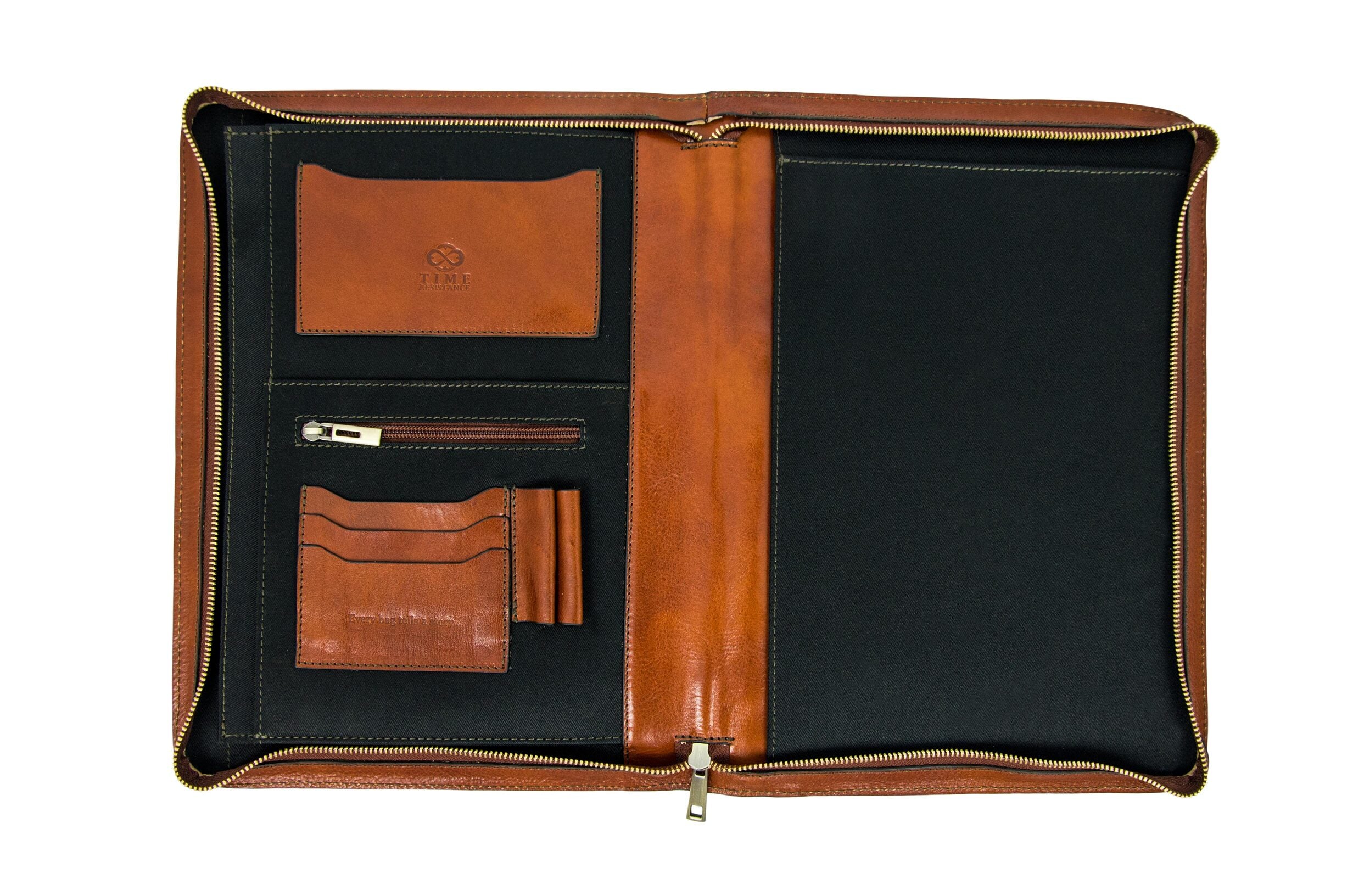 Leather A4 Documents Folder Organizer - Candide